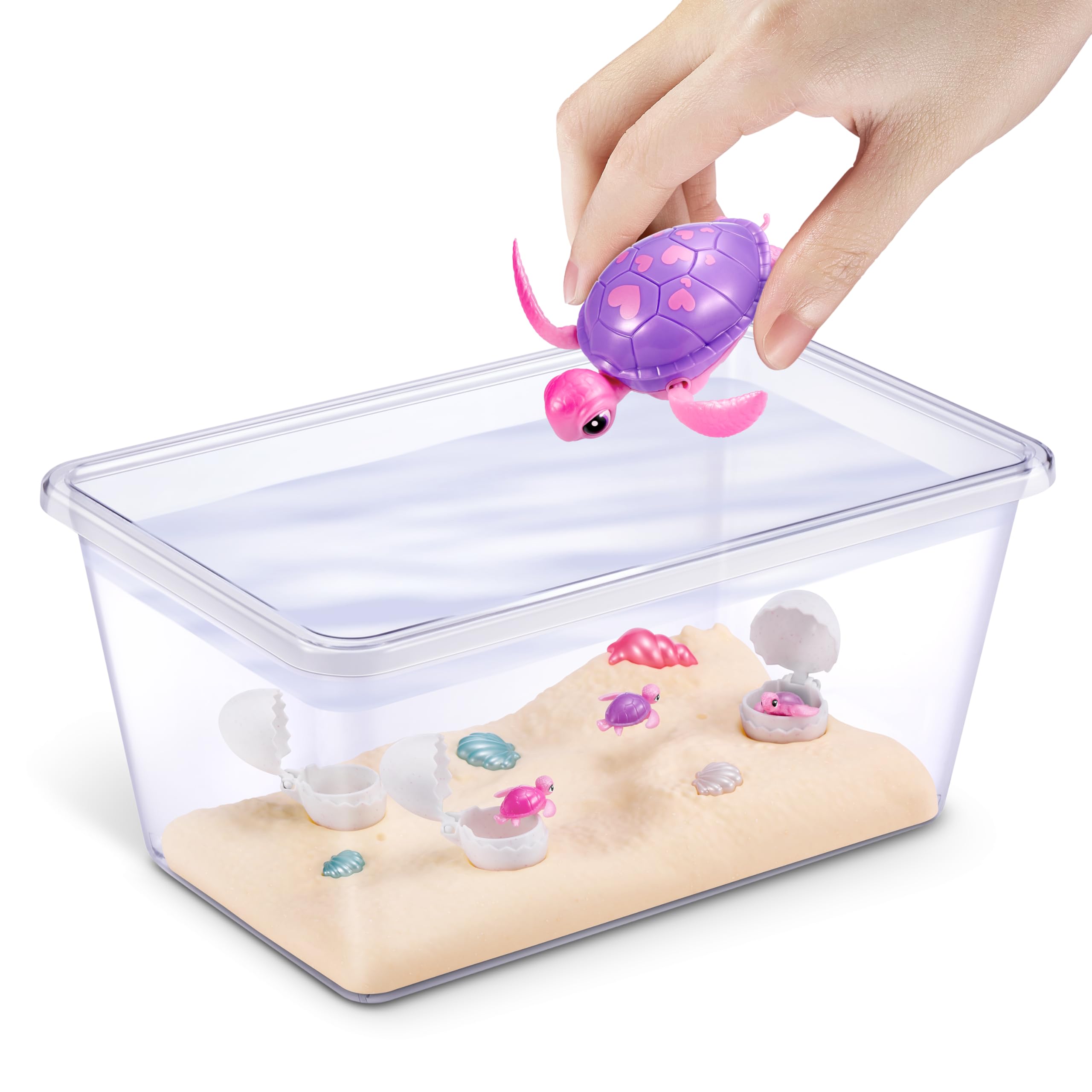 Pets Alive Mama Turtle Surprise by ZURU - Robot Pet Turtle with Swimming & Walking Action, 3+ Years