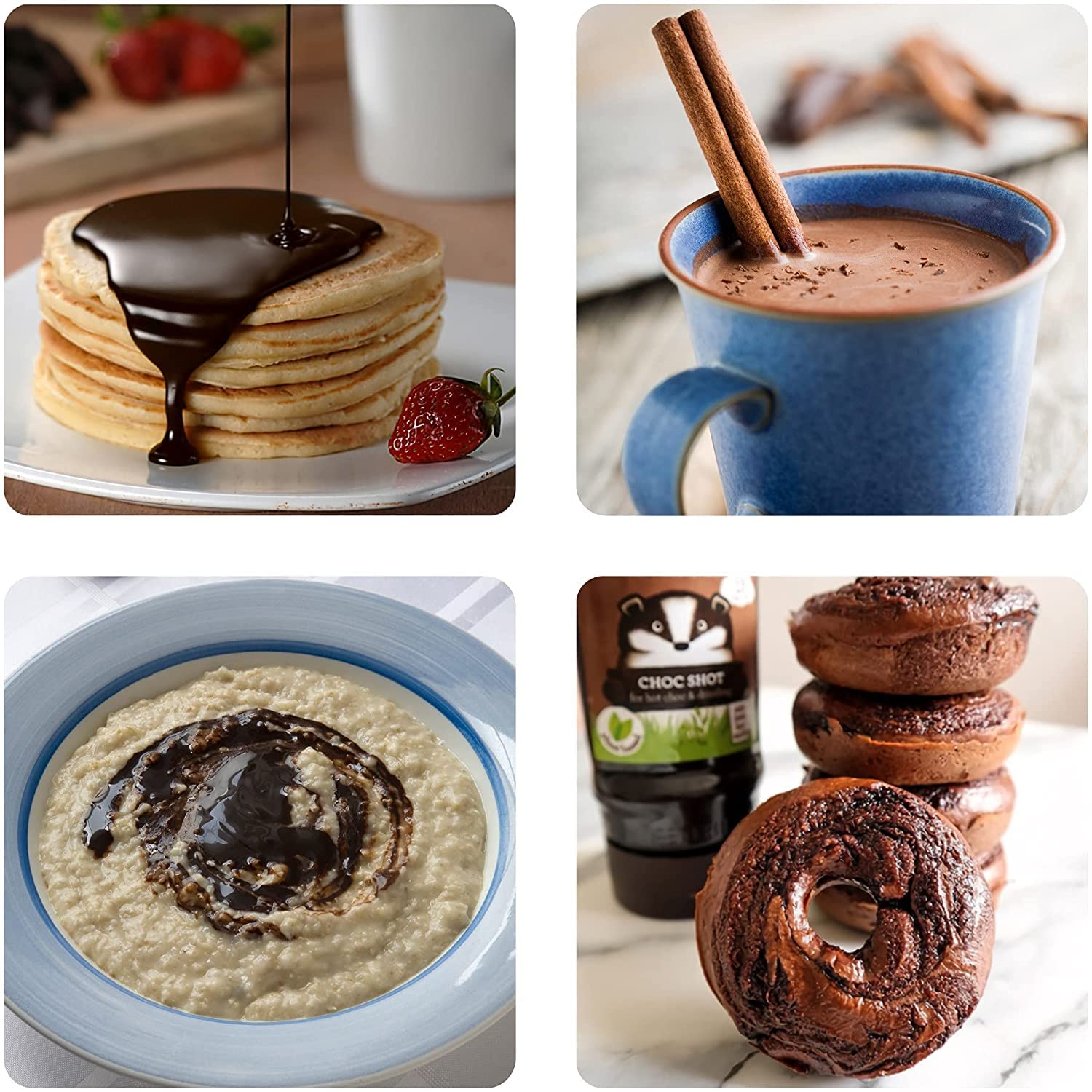 Sweet Freedom - CHOC SHOT Salted Caramel Chocolate Syrup for Hot Chocolate & Drizzling 6