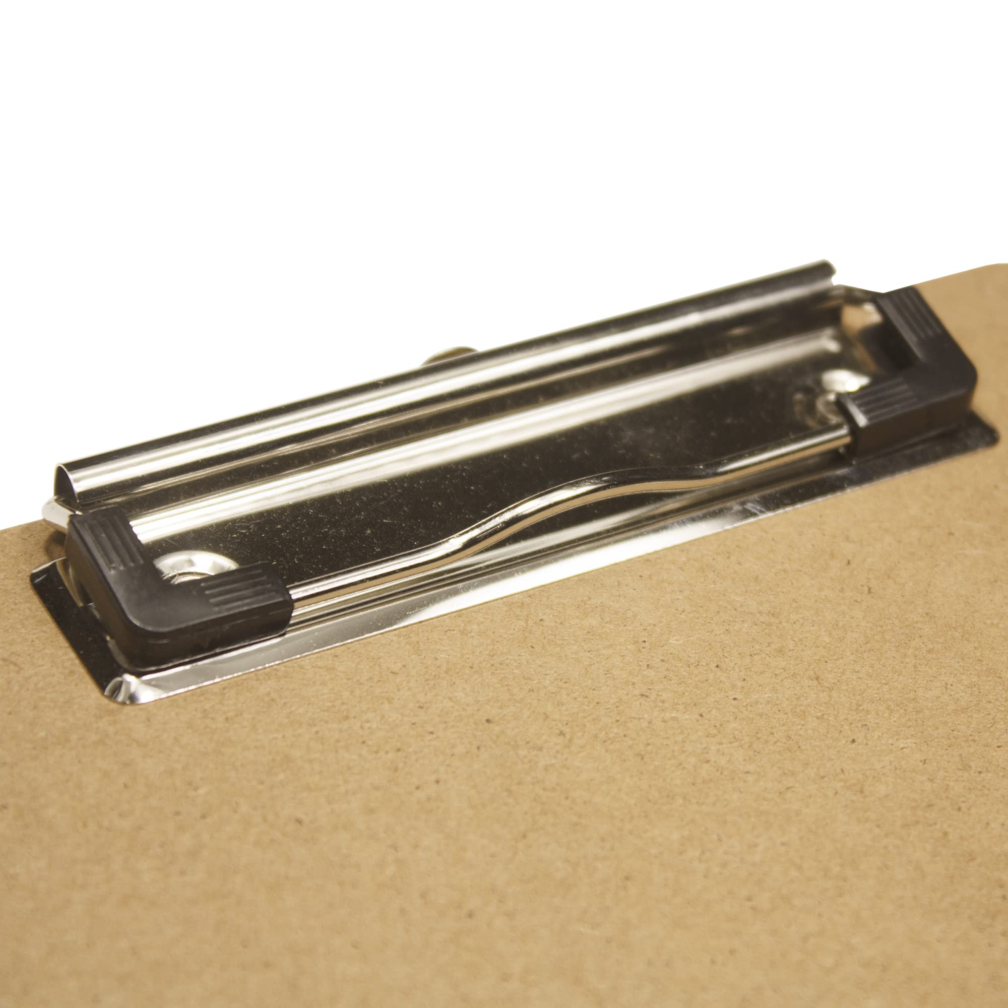 eco-eco A5 Masonite Clipboard - Low Profile Metal Clip | Sand Color | 96g 3