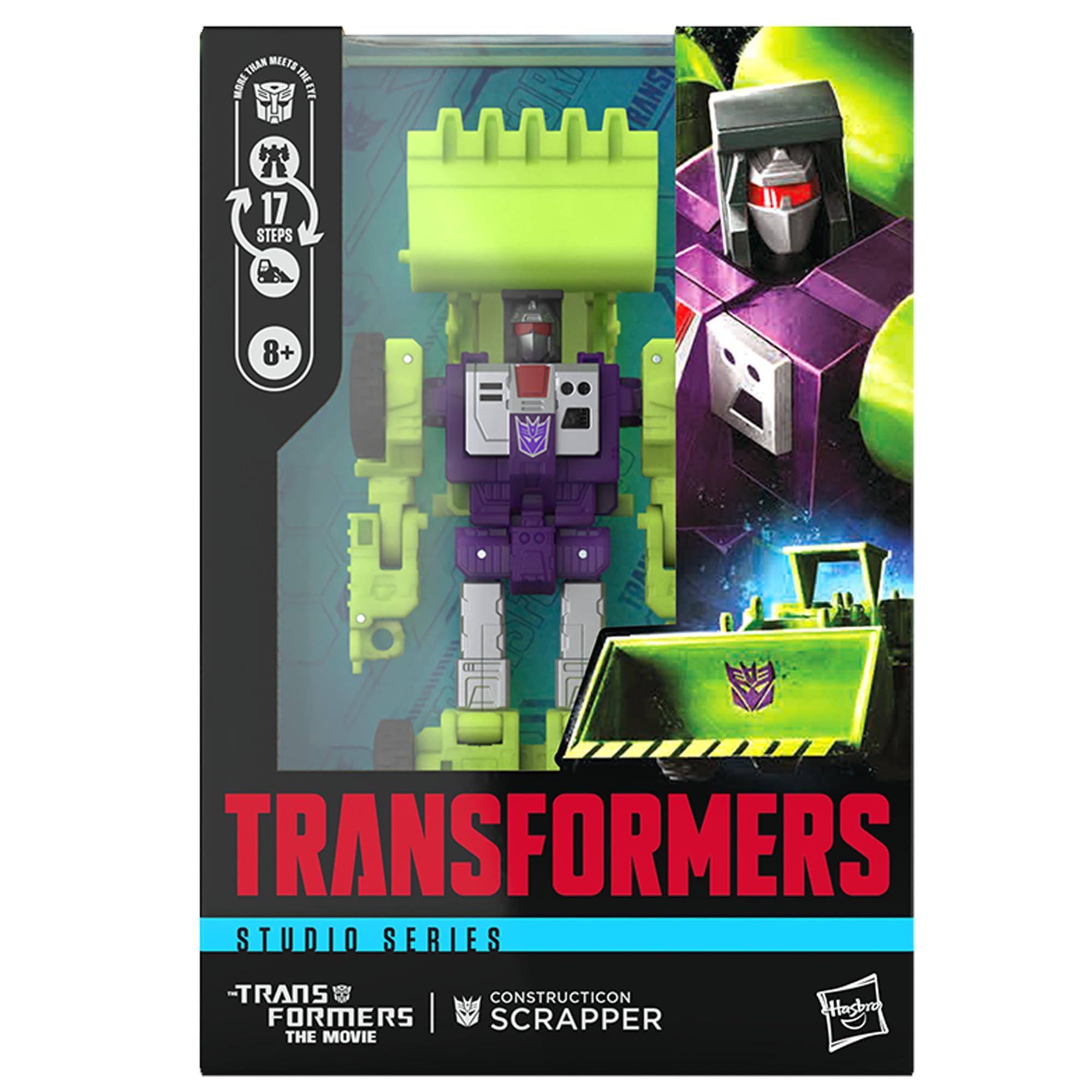 Transformers Studio Series Voyager Class Constructicon Scrapper Action Figure | 6.5-inch | 17 Steps