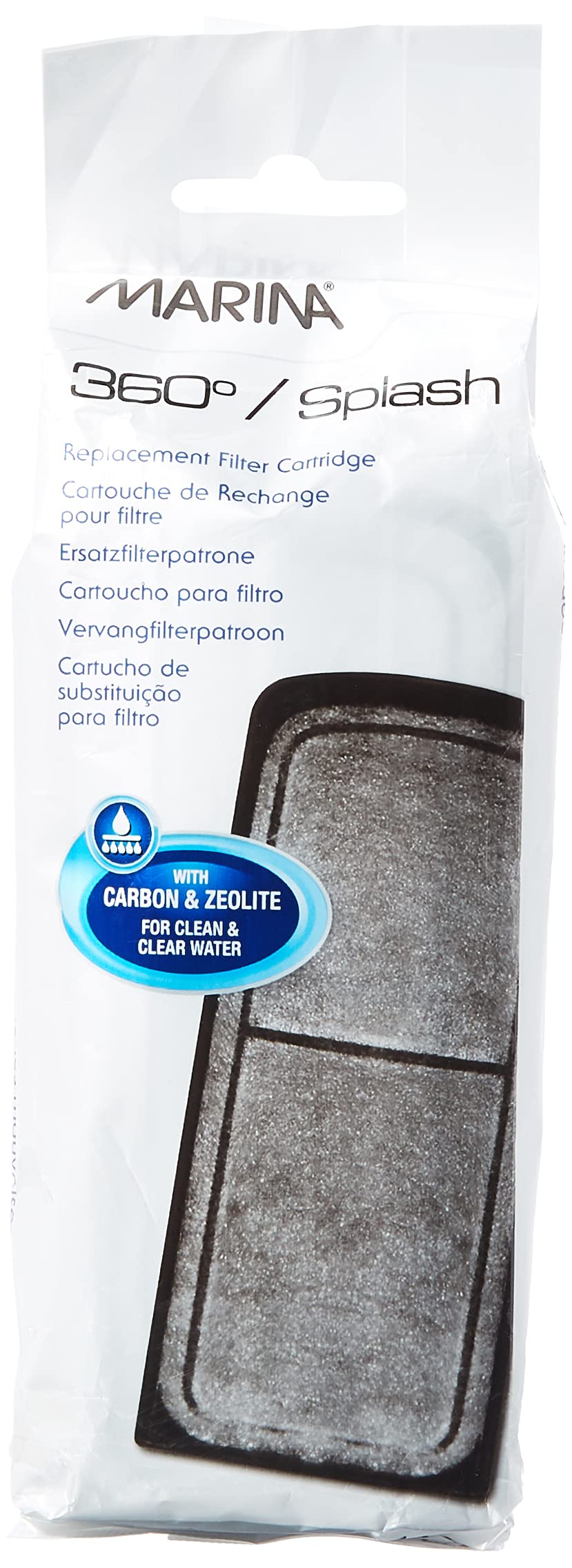 Marina 360 Carbon/Zeolite Cartridge Filter Accessory - 4 Count Pack | Removes Pollutants & Odors 1