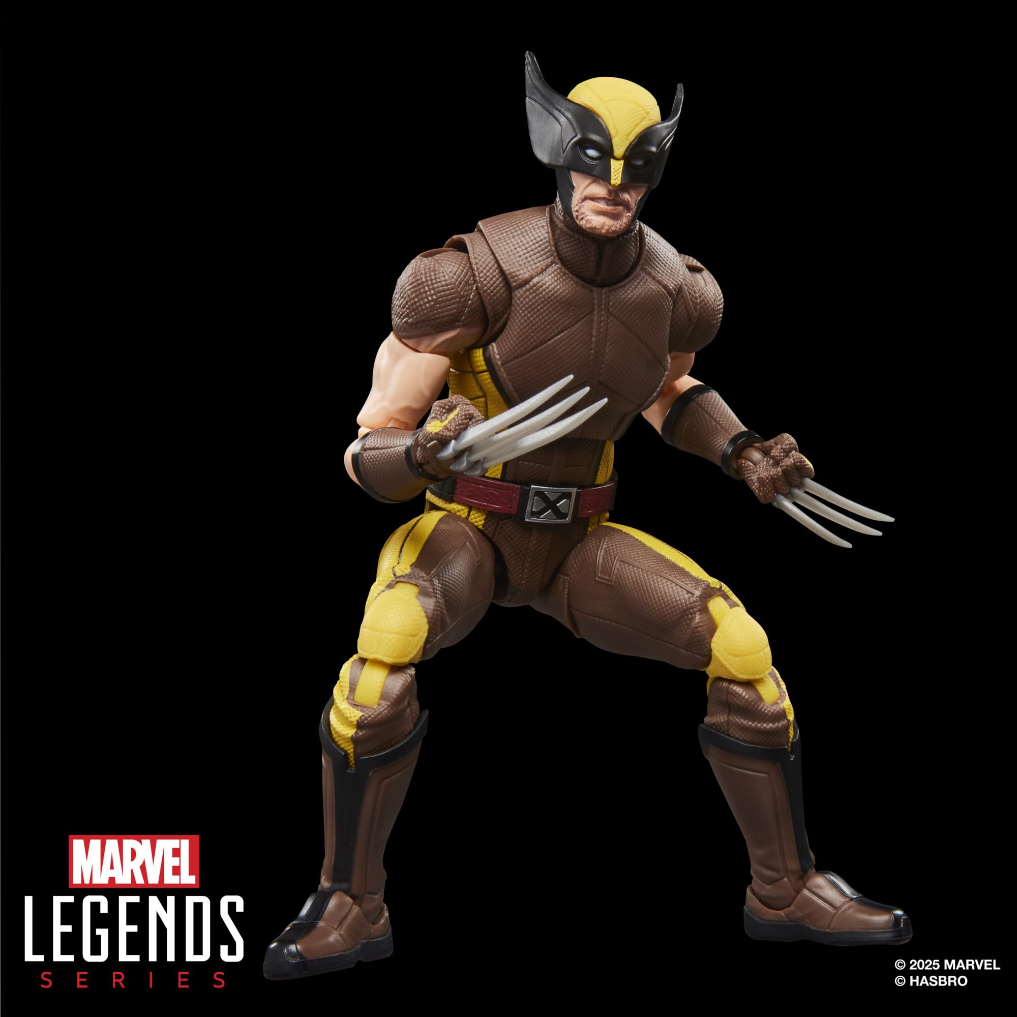 Marvel Legends Series Wolverine (Brown Suit) Action Figure | 6-Inch Scale | Ages 14+ 6