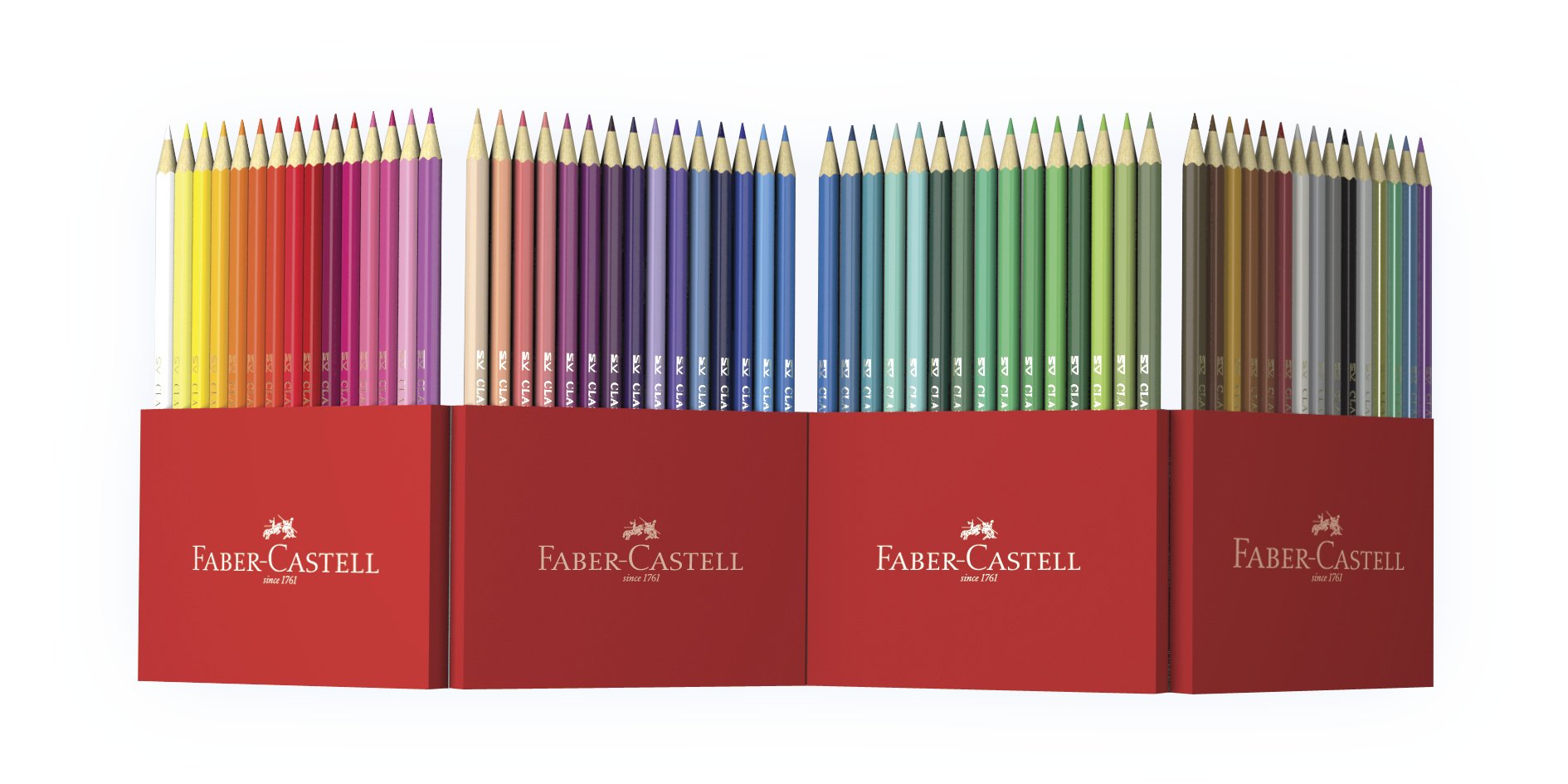 Faber-Castell Coloured Pencils Set of 60 - Break Resistant Core | Eco Friendly Wood | Multicoloured