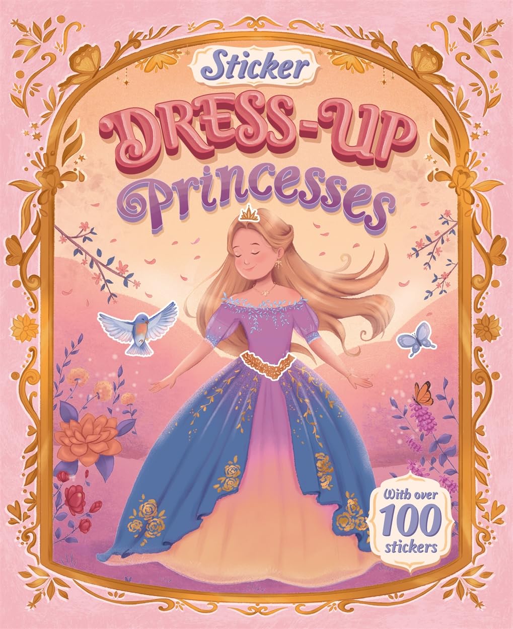 Igloo Books Sticker Dress-Up Princesses - Over 100 Stickers | Ages 4-6 | Paperback