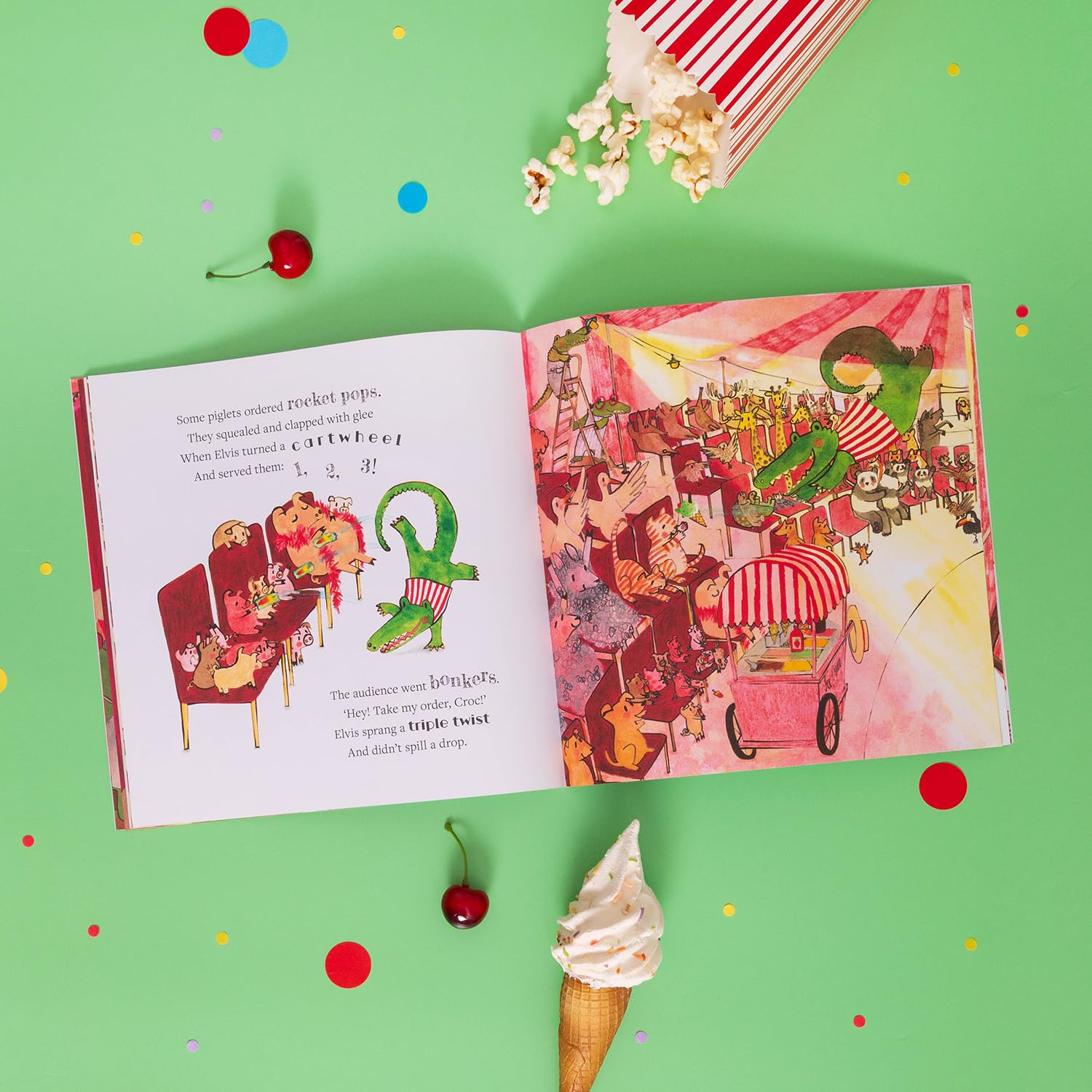 Faber & Faber The Ice Cream Crocodile - Picture Book for Ages Baby - 6 Years | Paperback 3
