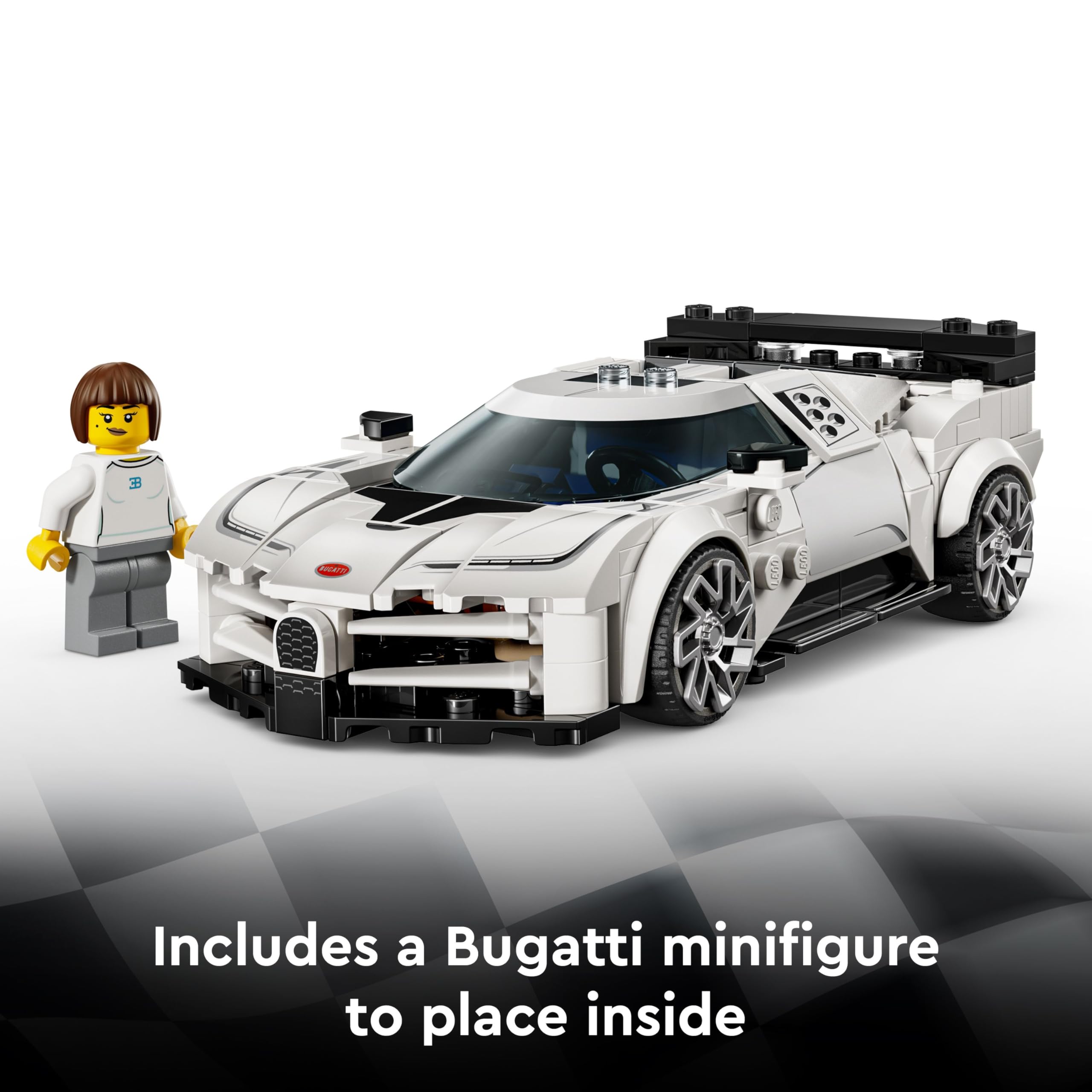 LEGO Speed Champions Bugatti Centodieci Hyper Sports Car Building Set 77240 for Ages 9+ 5