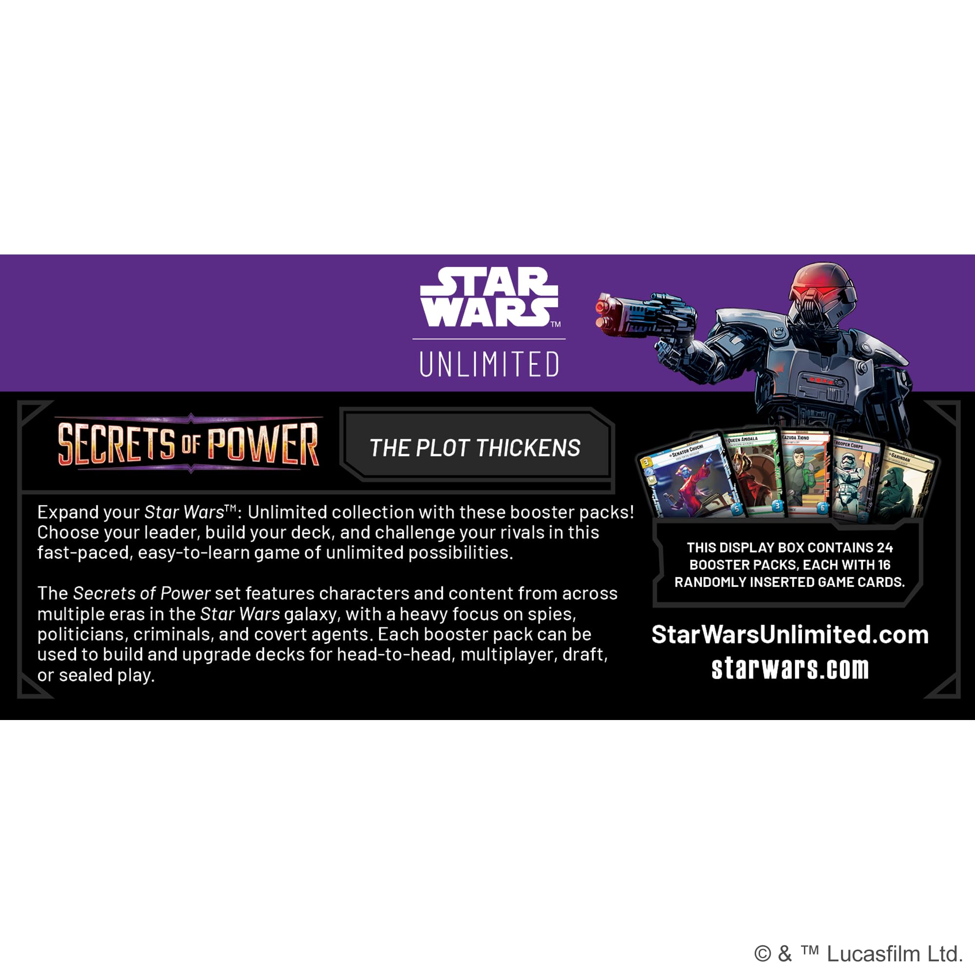Asmodee Star Wars: Unlimited TCG Secrets of Power Booster Display - 24 Packs 4