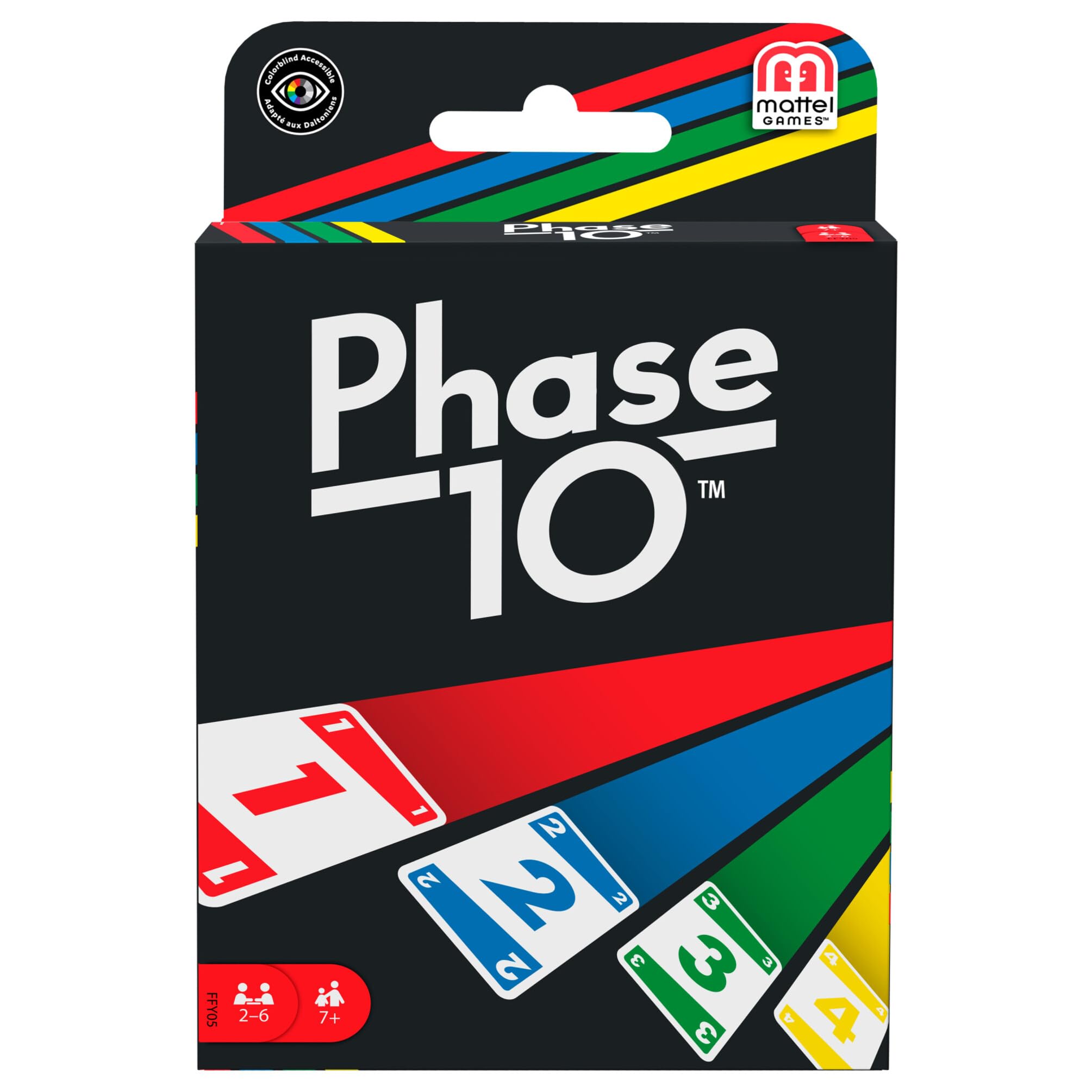 Phase 10 Card Game - Rummy-like Game with 10 Phases | 108 Cards | Ages 7+ | 2-6 Players
