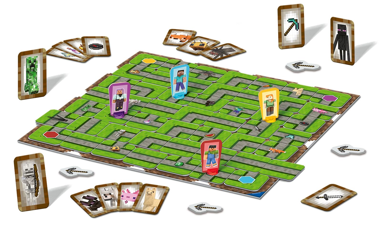 Ravensburger Minecraft Labyrinth - The Moving Maze Board Game for Kids and Families 2