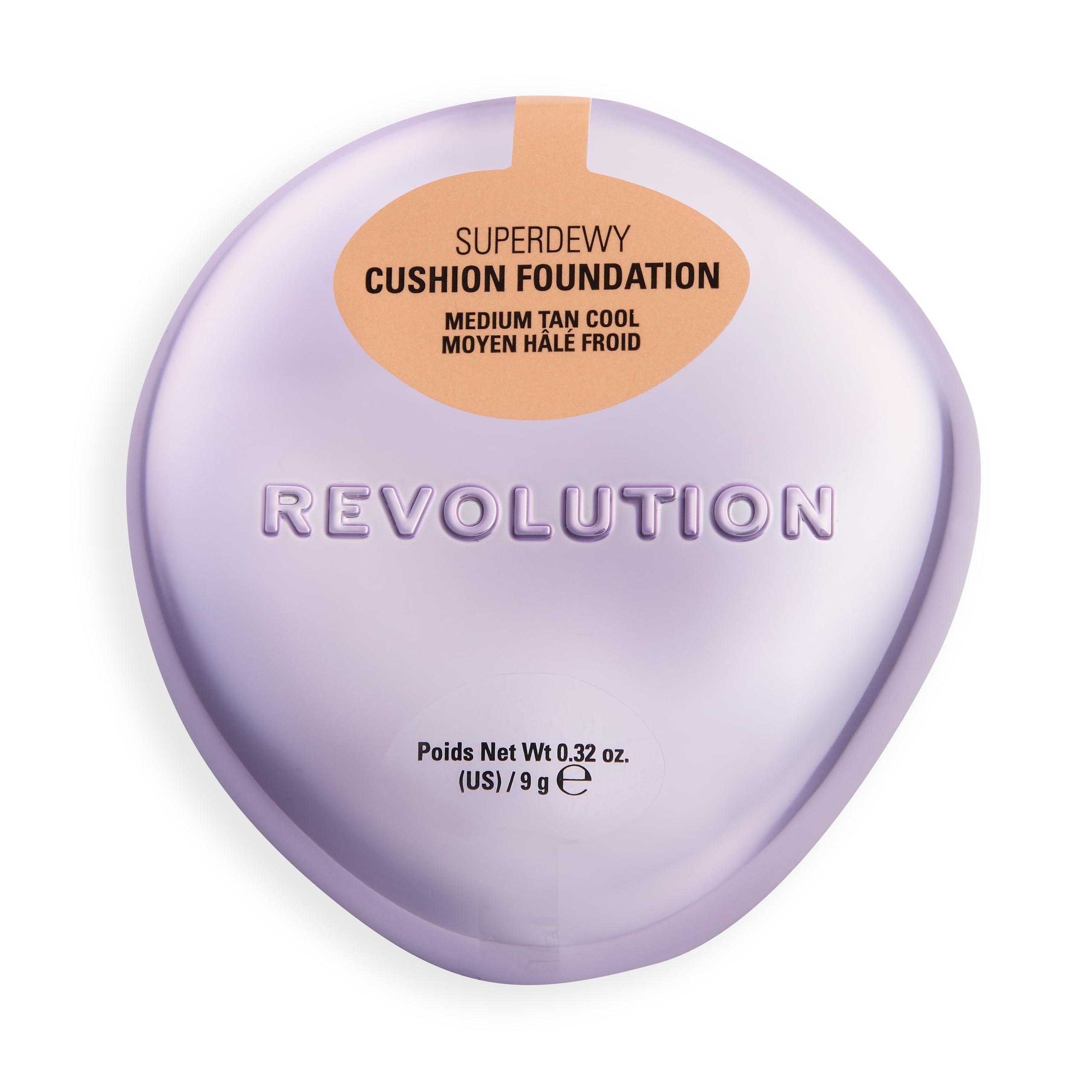 Revolution Beauty London Superdewy Cushion Foundation - Buildable Coverage | Hydrating Finish | Medium Tan Cool 1