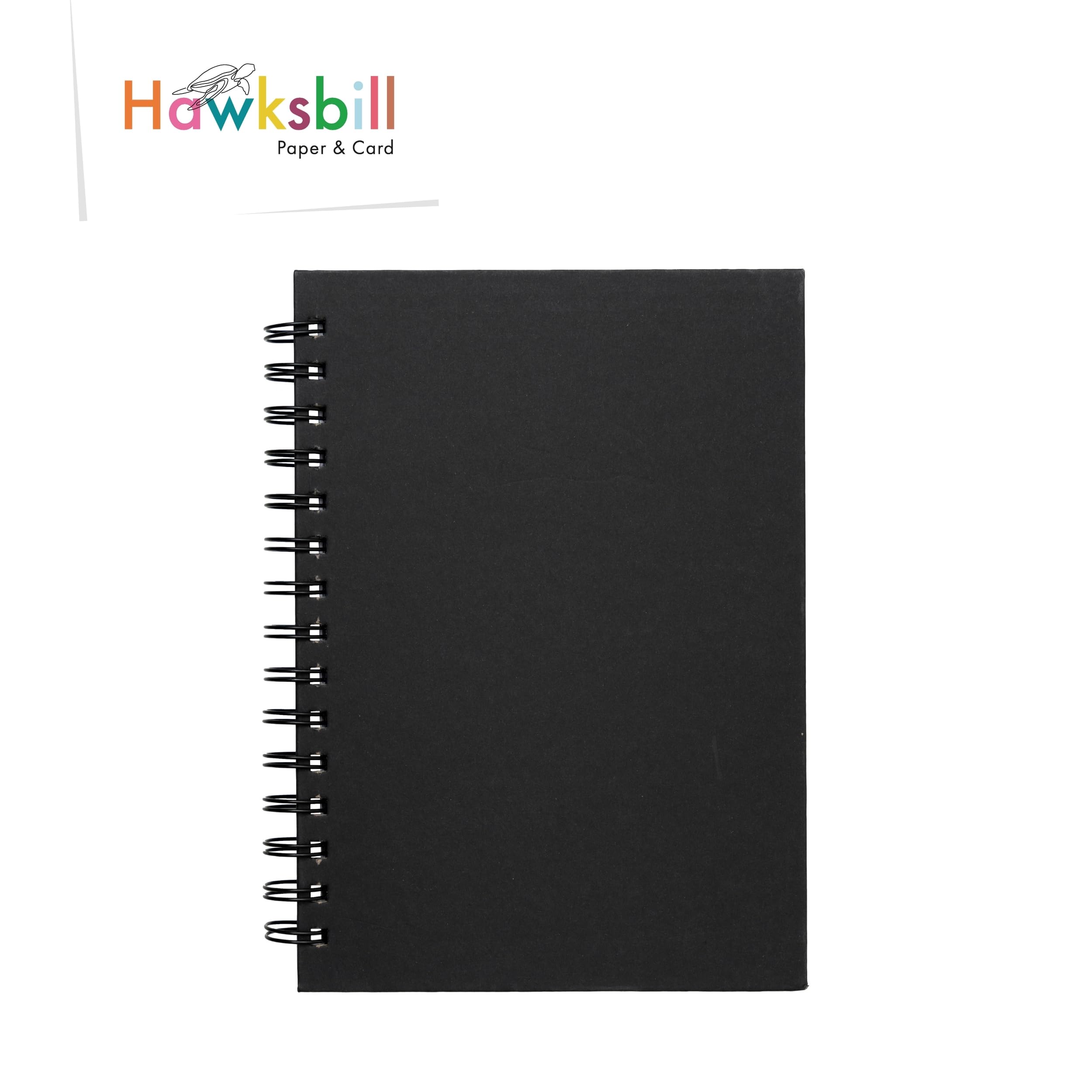 Hawksbill Skizzenbuch, A3, schwarz, Hardcover, Spiralbindung, 40 Blatt, 150 g/m², säurefreies Papier 11