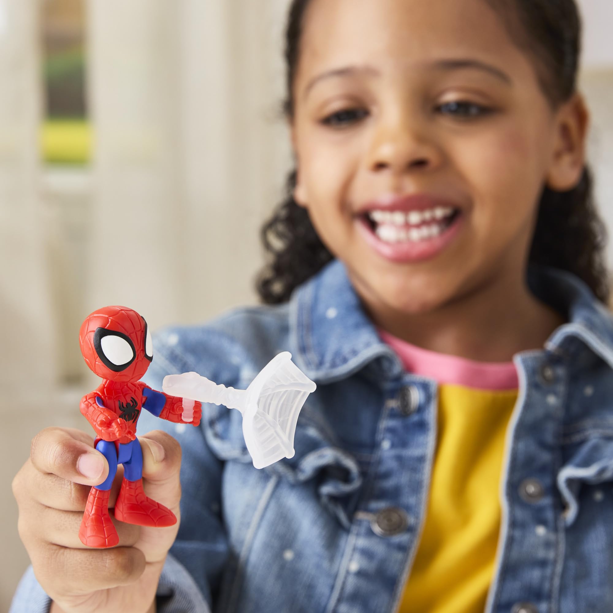 Spidey and His Amazing Friends Web-Slinging Adventure Set - 4-Pack Poseable Marvel Action Figures 6