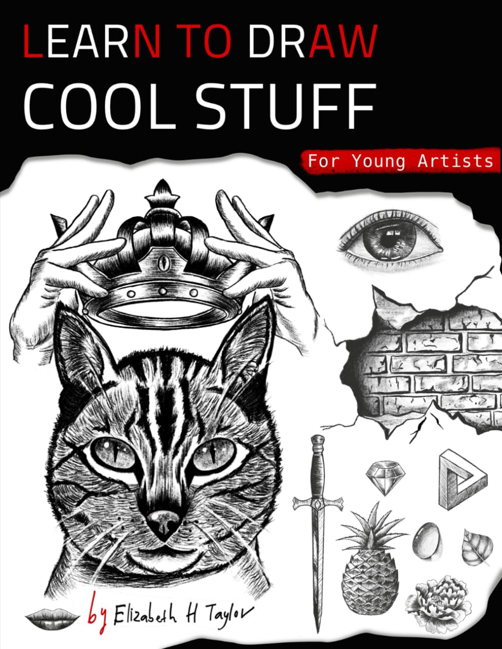 Learn To Draw Cool Stuff For Young Artists by Elizabeth H. Taylor | Step-by-Step Pencil Drawing Guide