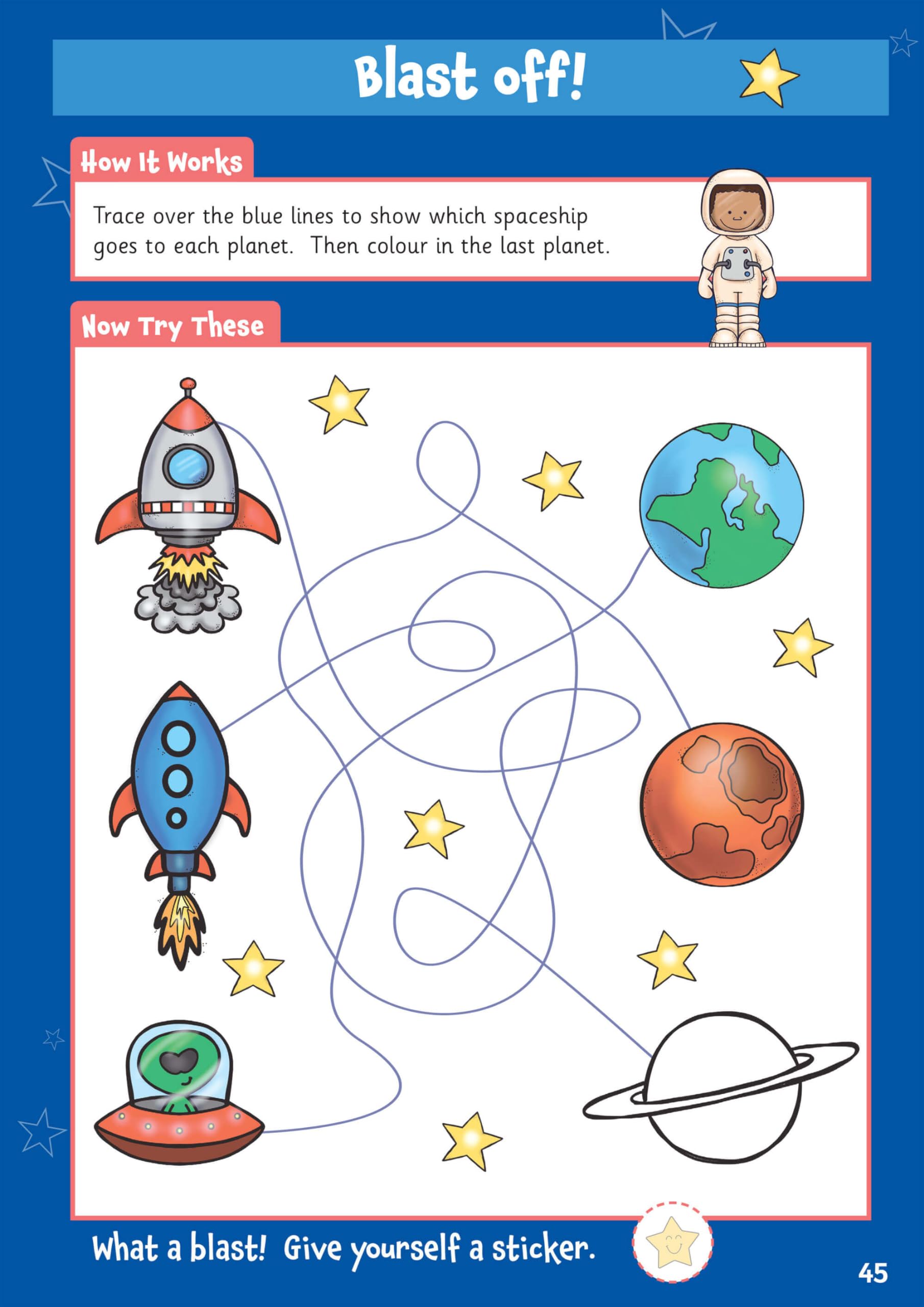 CGP 10 Minutes a Day Writing for Ages 3-5 Activity Book | Paperback | Includes Reward Stickers 7