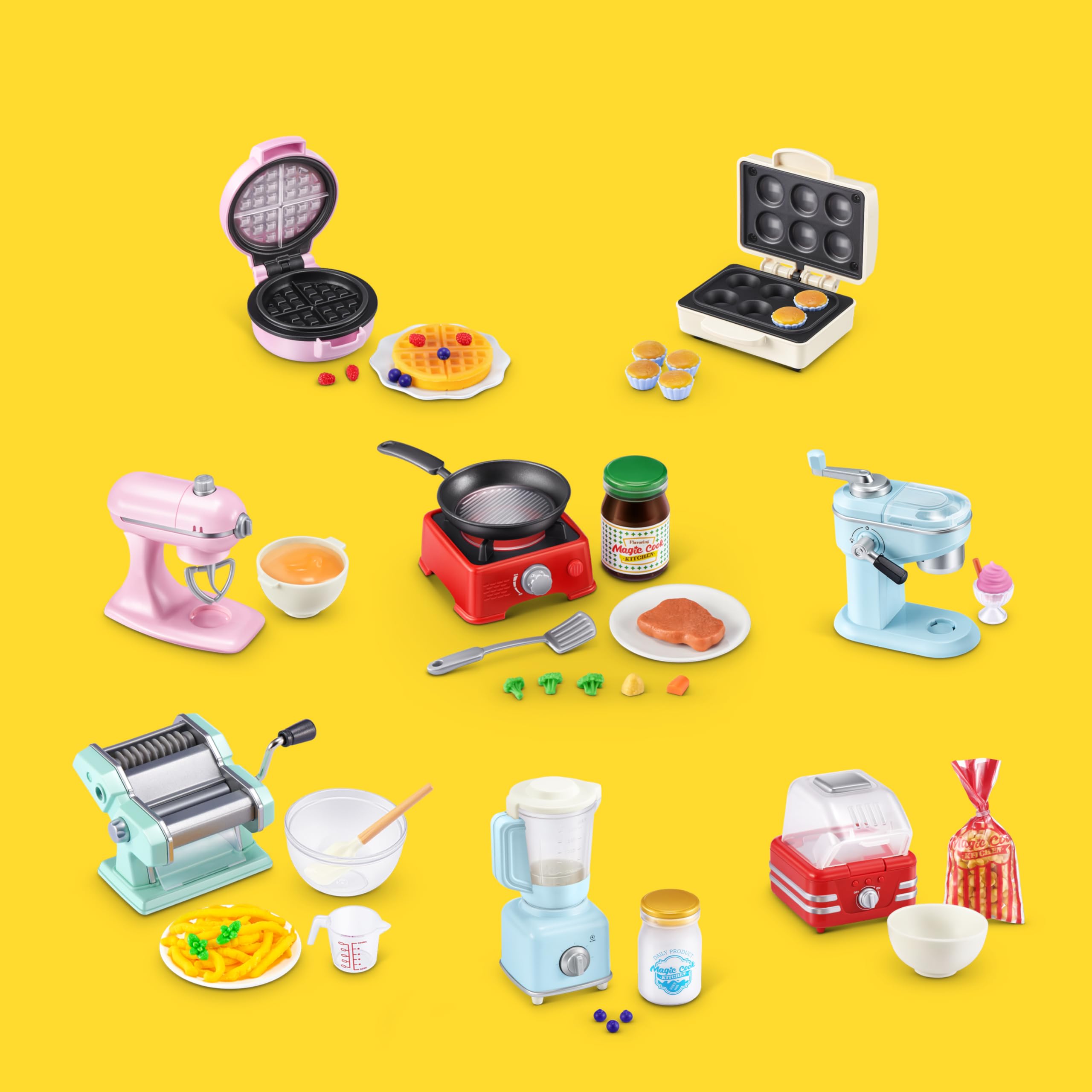 Mini Brands Really Works Magic Cook Kitchen Capsule Series 1 (Mixer) | Working Features | Ages 3+ 5