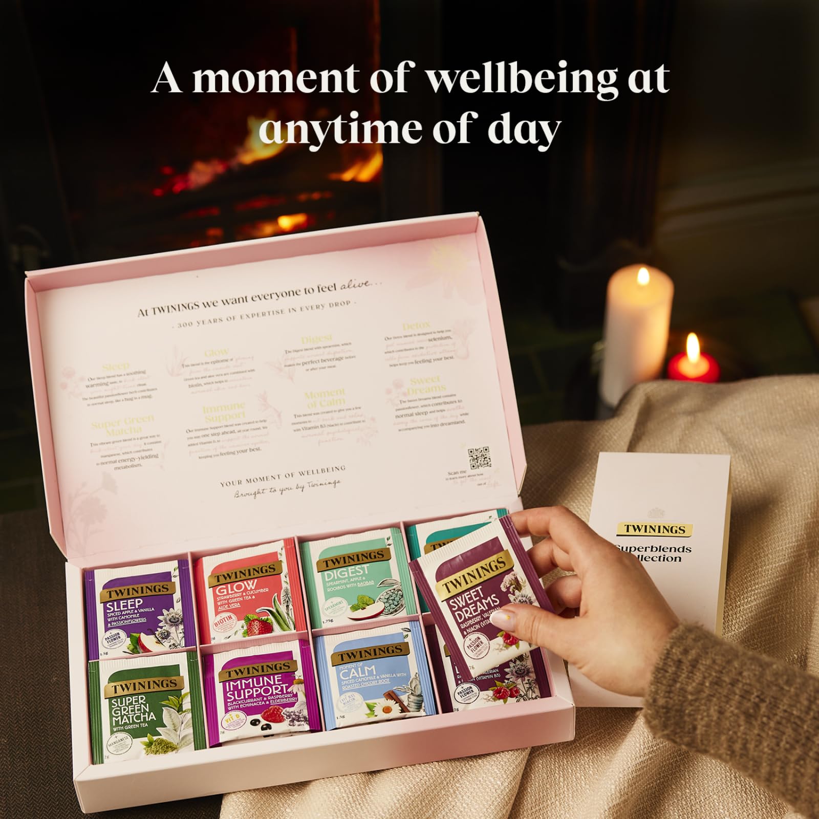 Twinings Superblends Collection Gift Box - 8 Premium Flavours | 40 Teabags