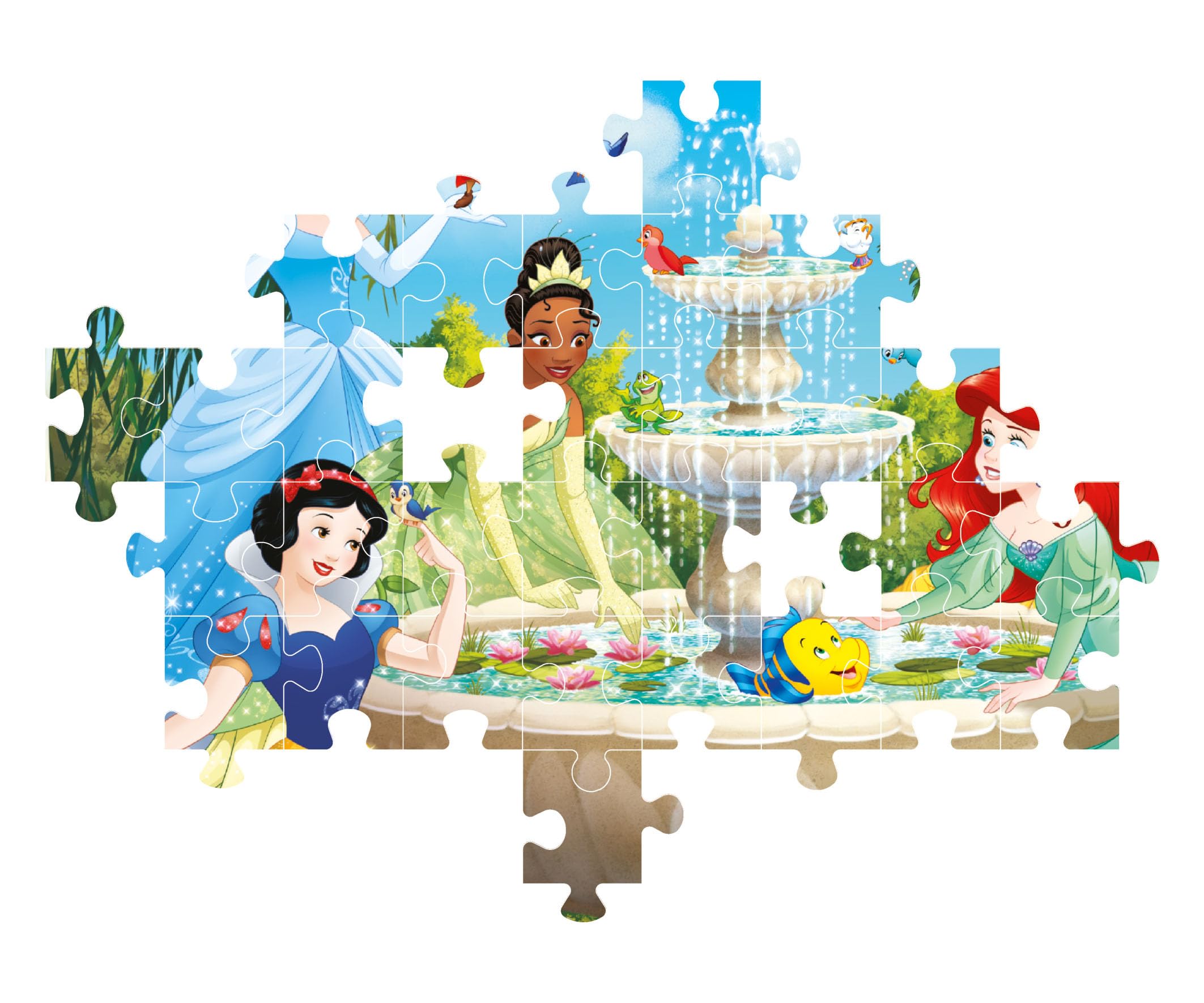 Clementoni Princess Supercolor Puzzle - 60 Pieces | Ages 5+ | Multicoloured 5