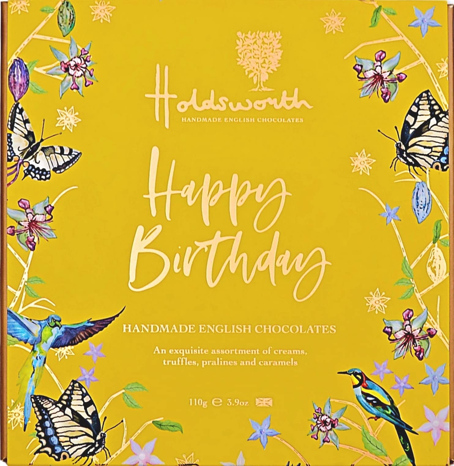 Holdsworth Handmade English Chocolates Happy Birthday Gift Box - 9 Truffles, 110g 1