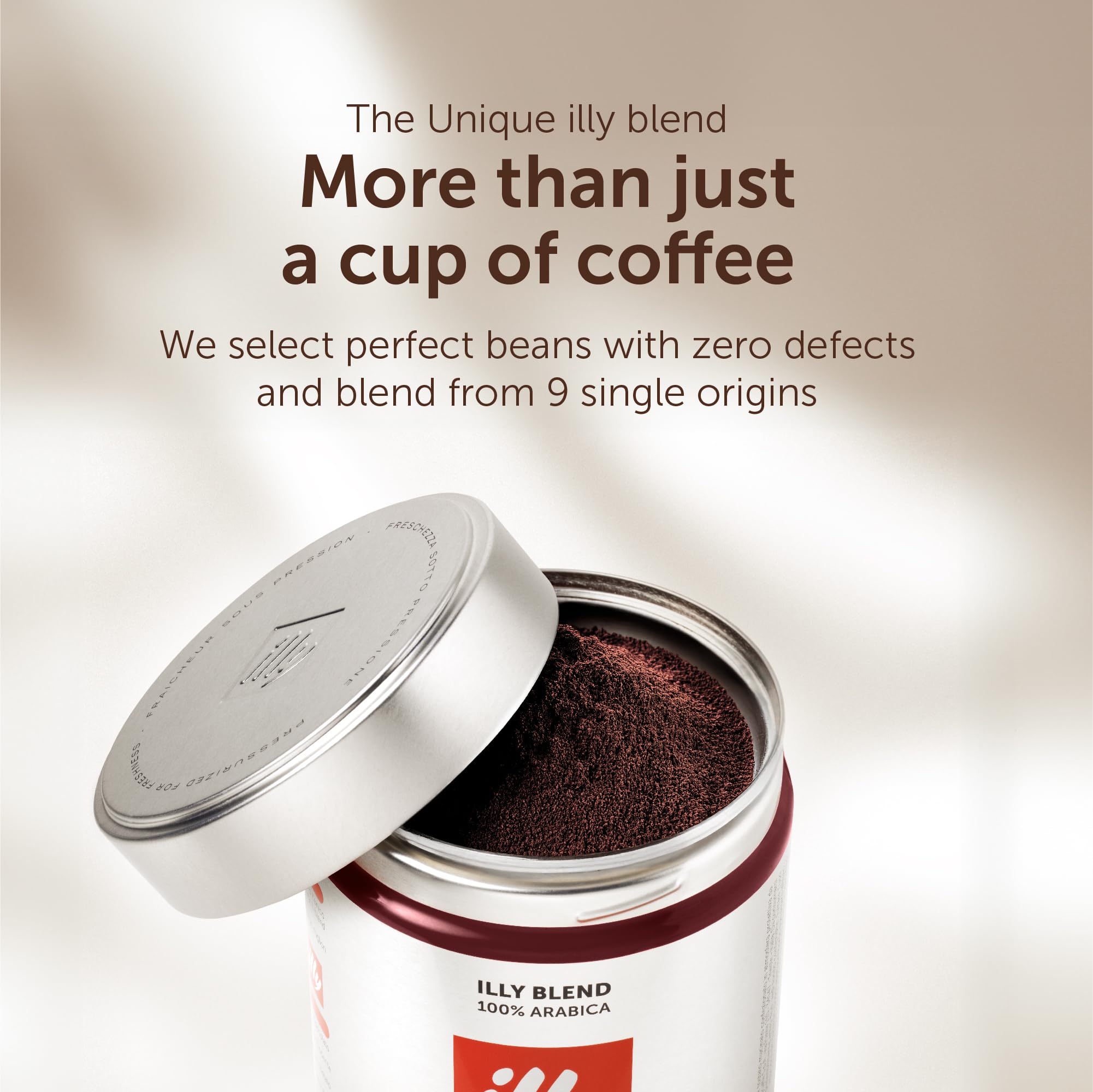 illy Intenso Ground Coffee - Dark Roast, 100% Arabica Blend | Coarse Grind 250g 3