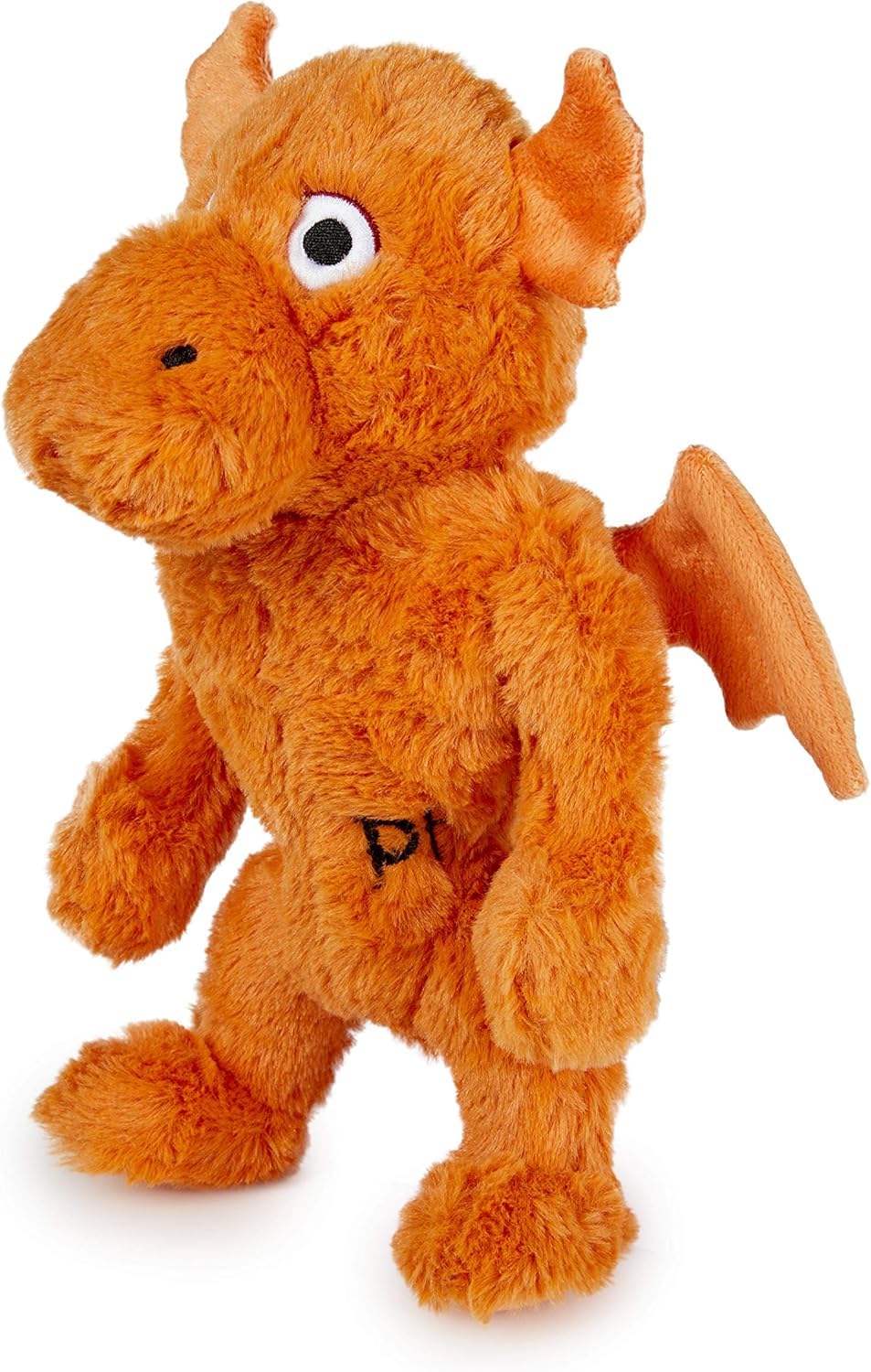 Petface Seriously Strong Plush Dragon Dog Toy - Durable, Heavy Duty for Large Breeds | Orange