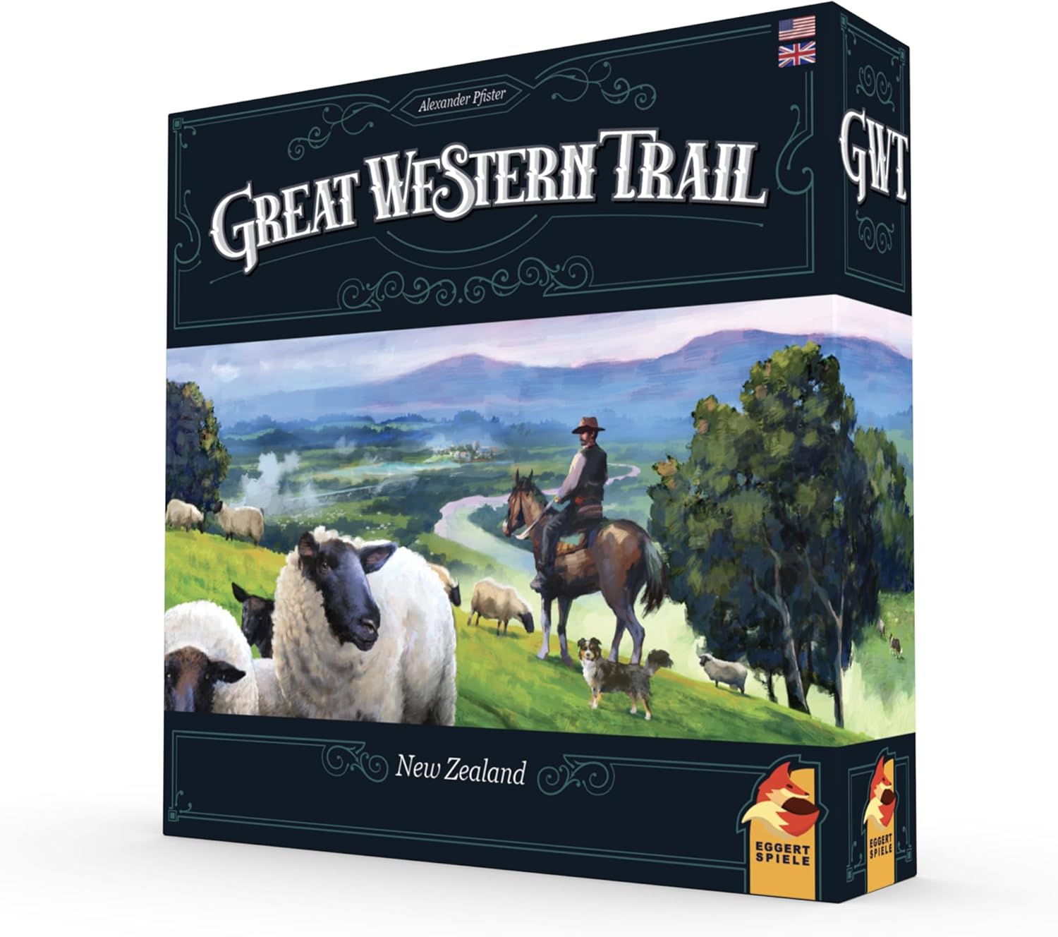 Plan B Games Great Western Trail 2. Edition Brettspiel – Strategie mit Cowboy-Thema