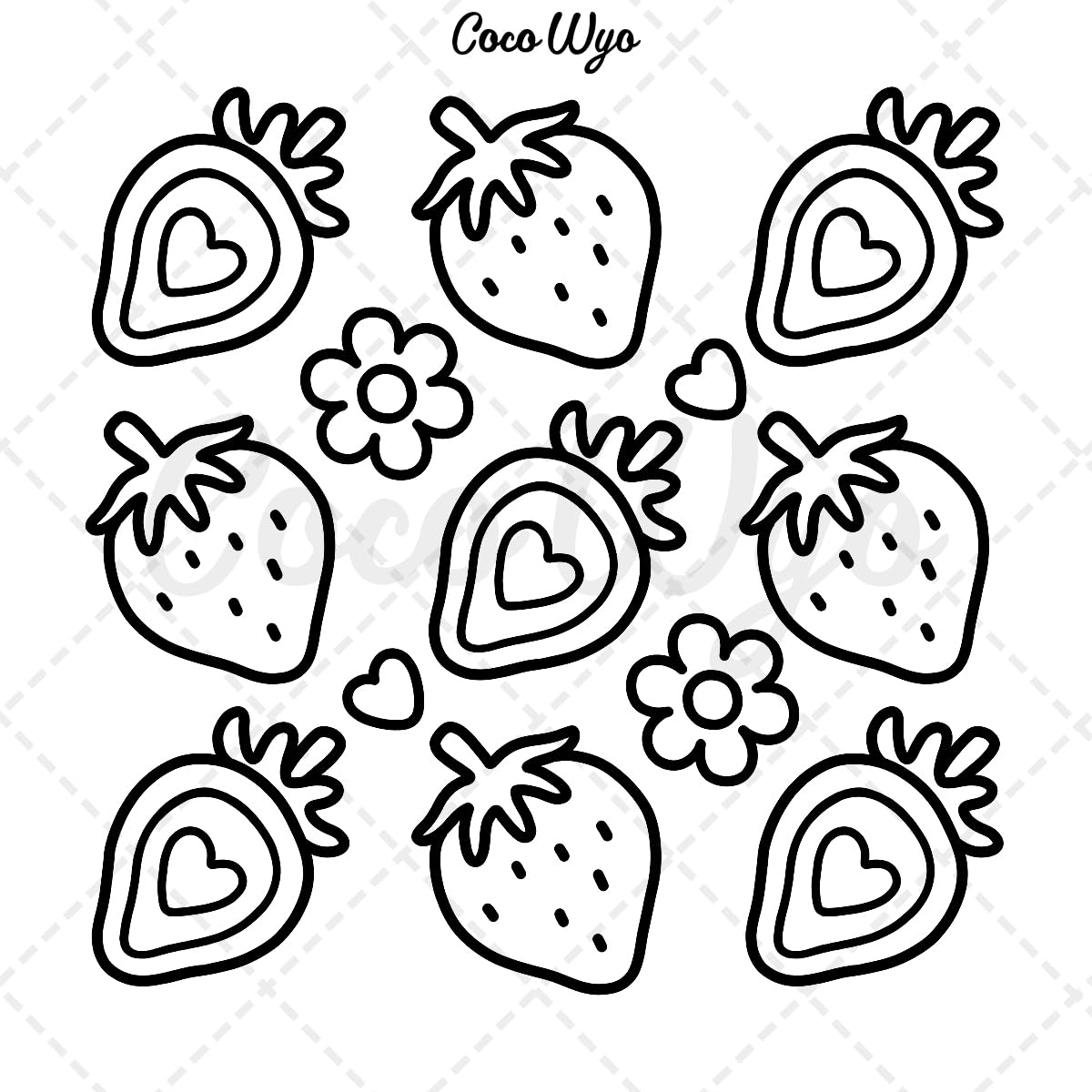 Coco Wyo Comfy Patterns Coloring Book - Bold & Easy Designs for Adults and Kids | Paperback 7