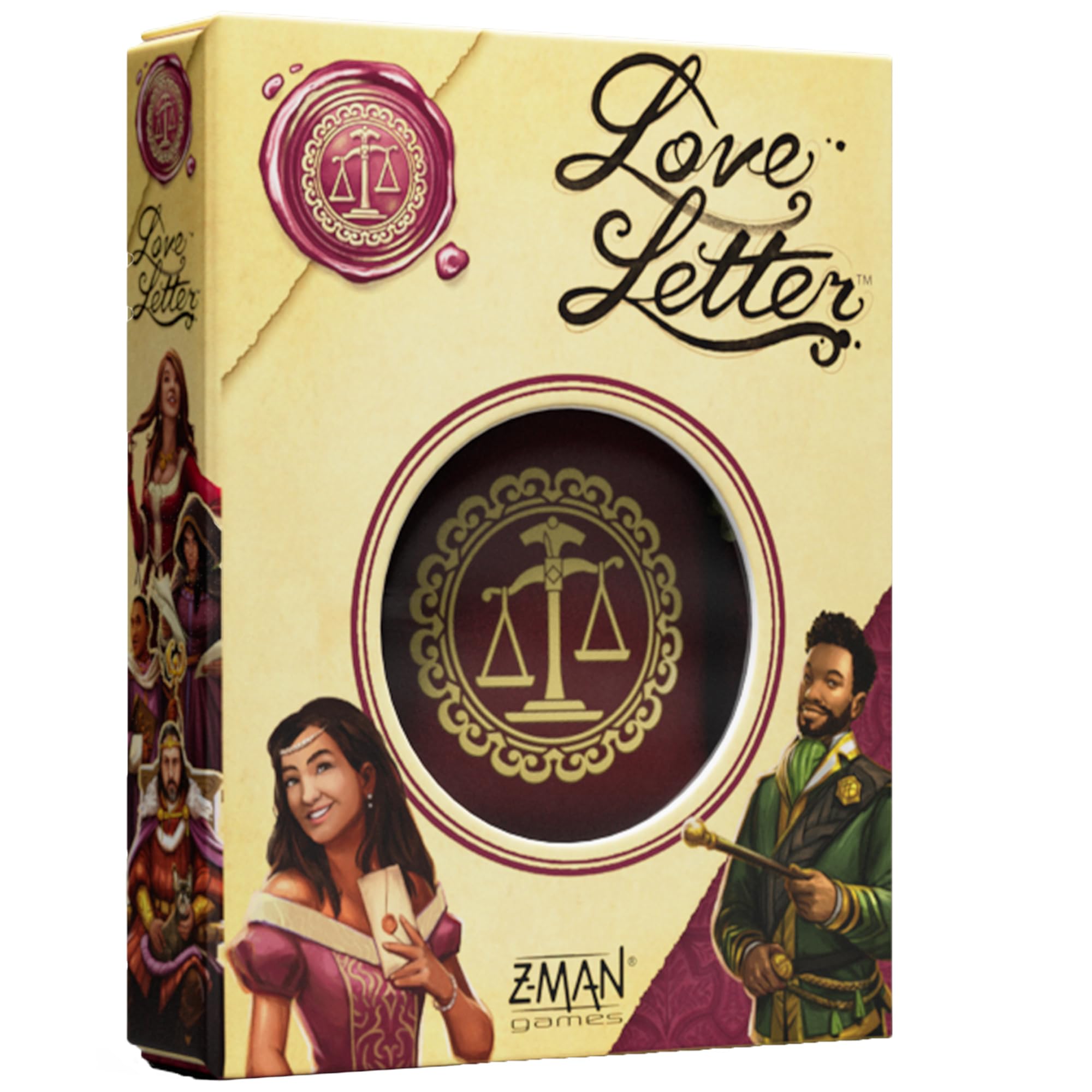 Asmodee Love Letter - Eco-Friendly Family Card Game | Ages 10+ | 2-6 Players | 20 Min Playtime