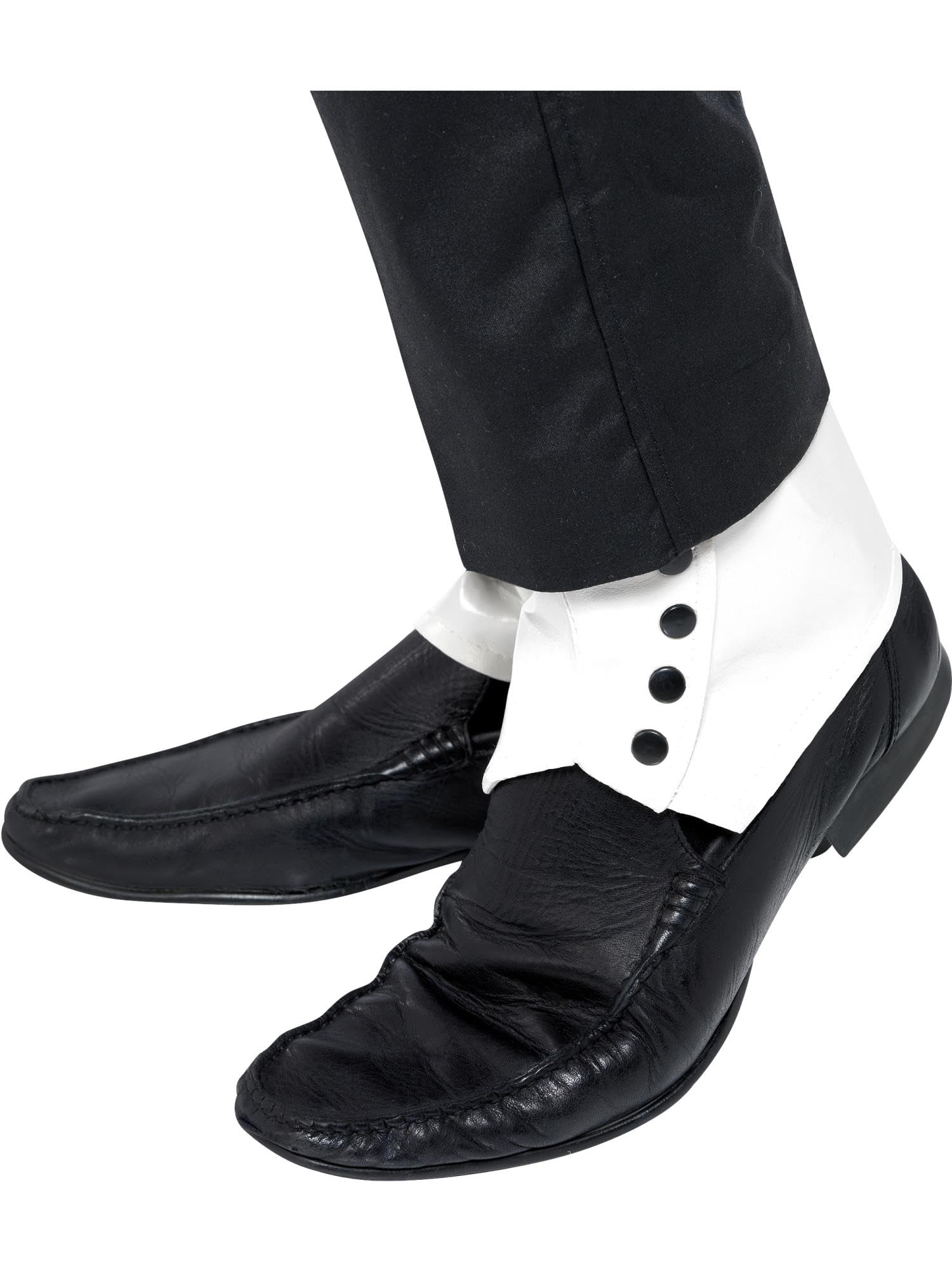 Smiffy's White Spats - Adult Costume Accessory | One Size