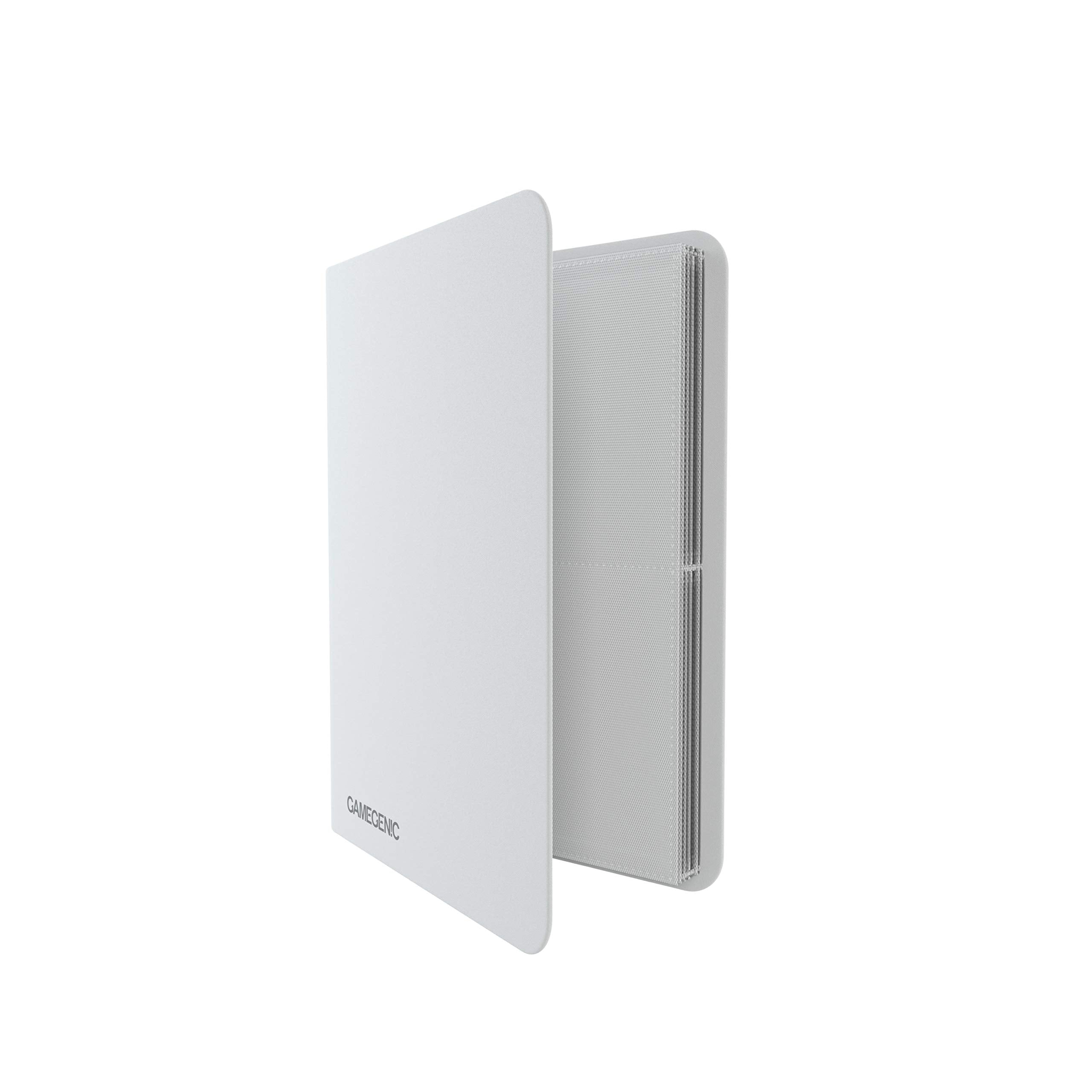 Gamegenic Casual Album - 8-Pocket White Storage for Trading Cards | Holds 160 Double-Sleeved Cards