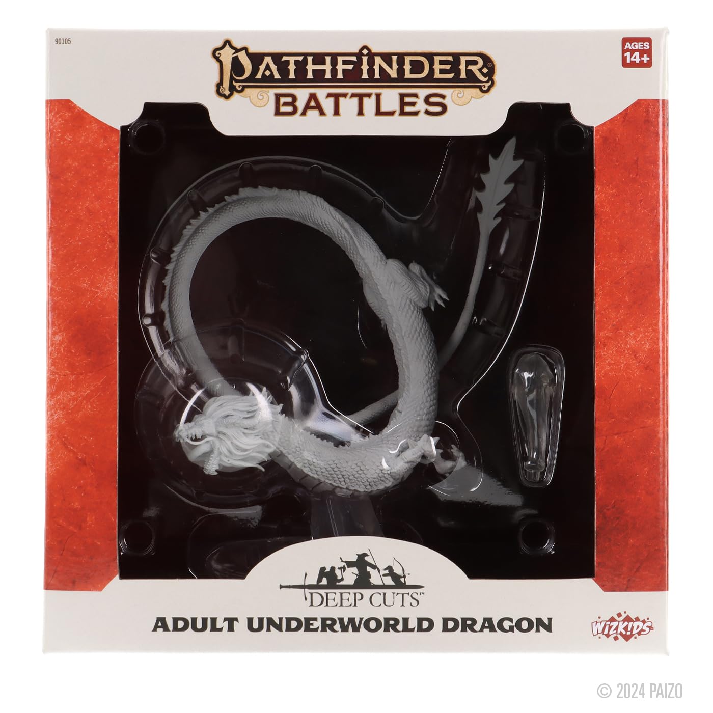 WizKids Pathfinder Battles Adult Underworld Dragon Miniature - Plastic | 454g