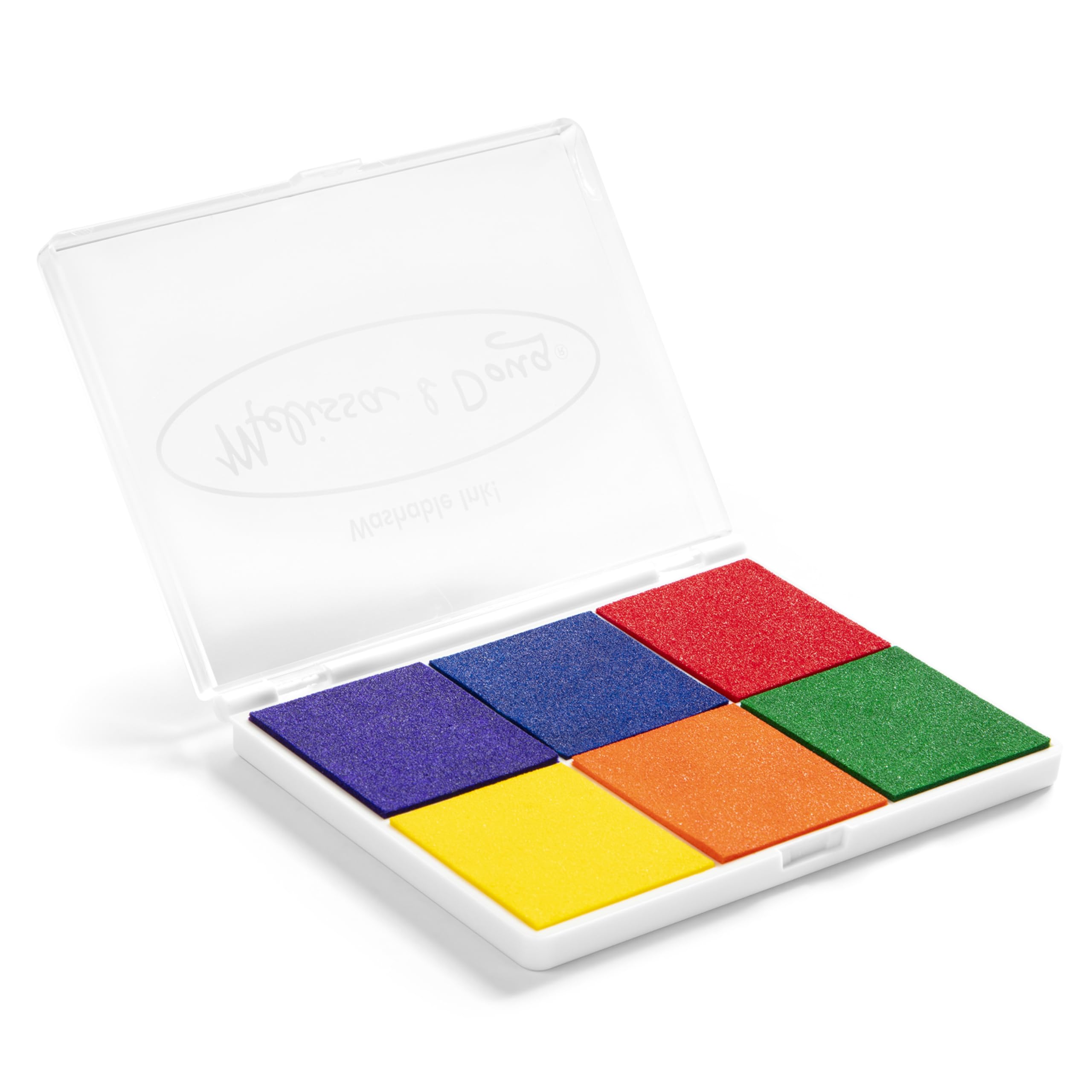 Melissa & Doug Rainbow Stamp Pad - 6 Washable Ink Colors for Kids Ages 3+ | Model 11637 4
