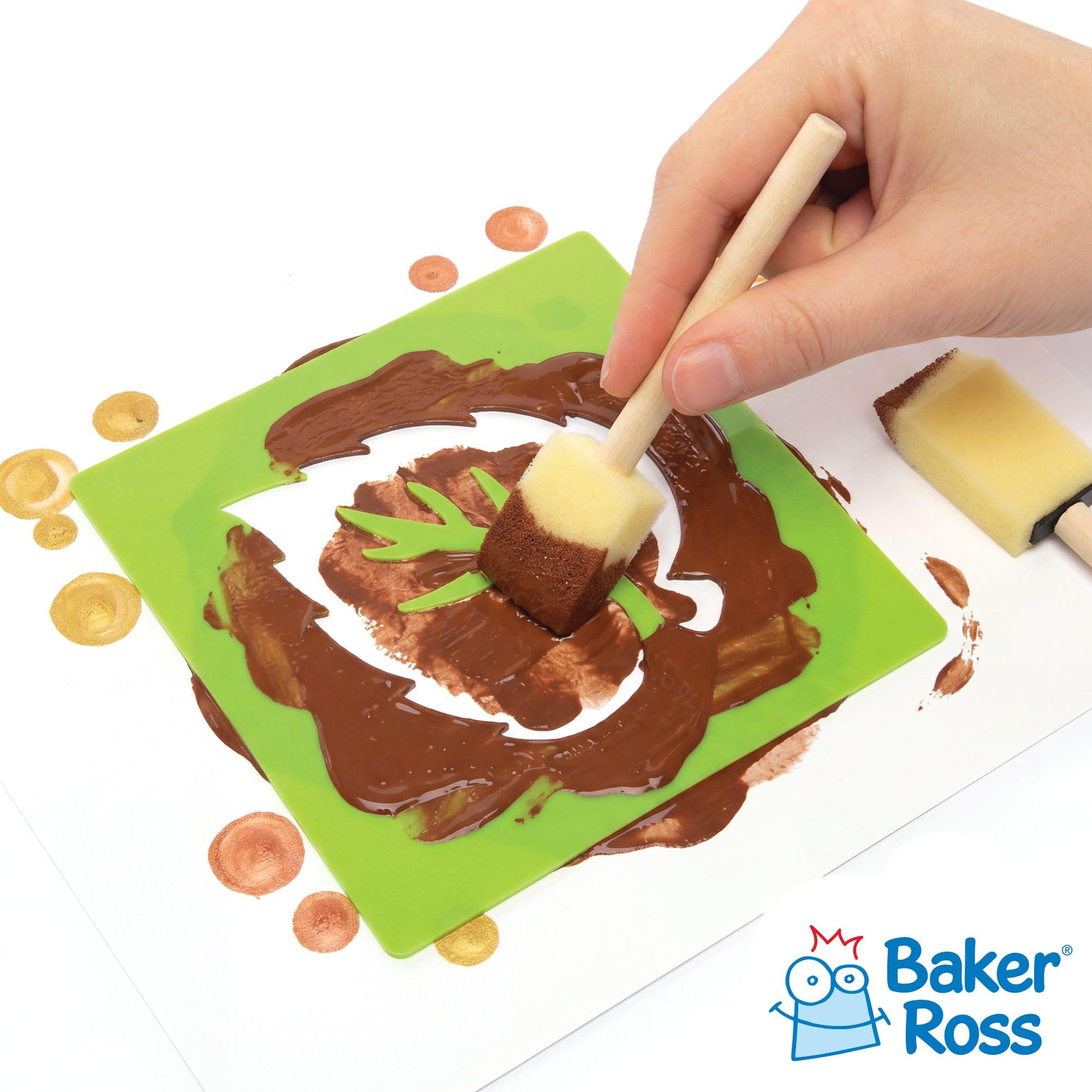 Baker Ross Autumn Stencils - Pack of 6 | Kids Arts & Crafts | Fall Decorations 4