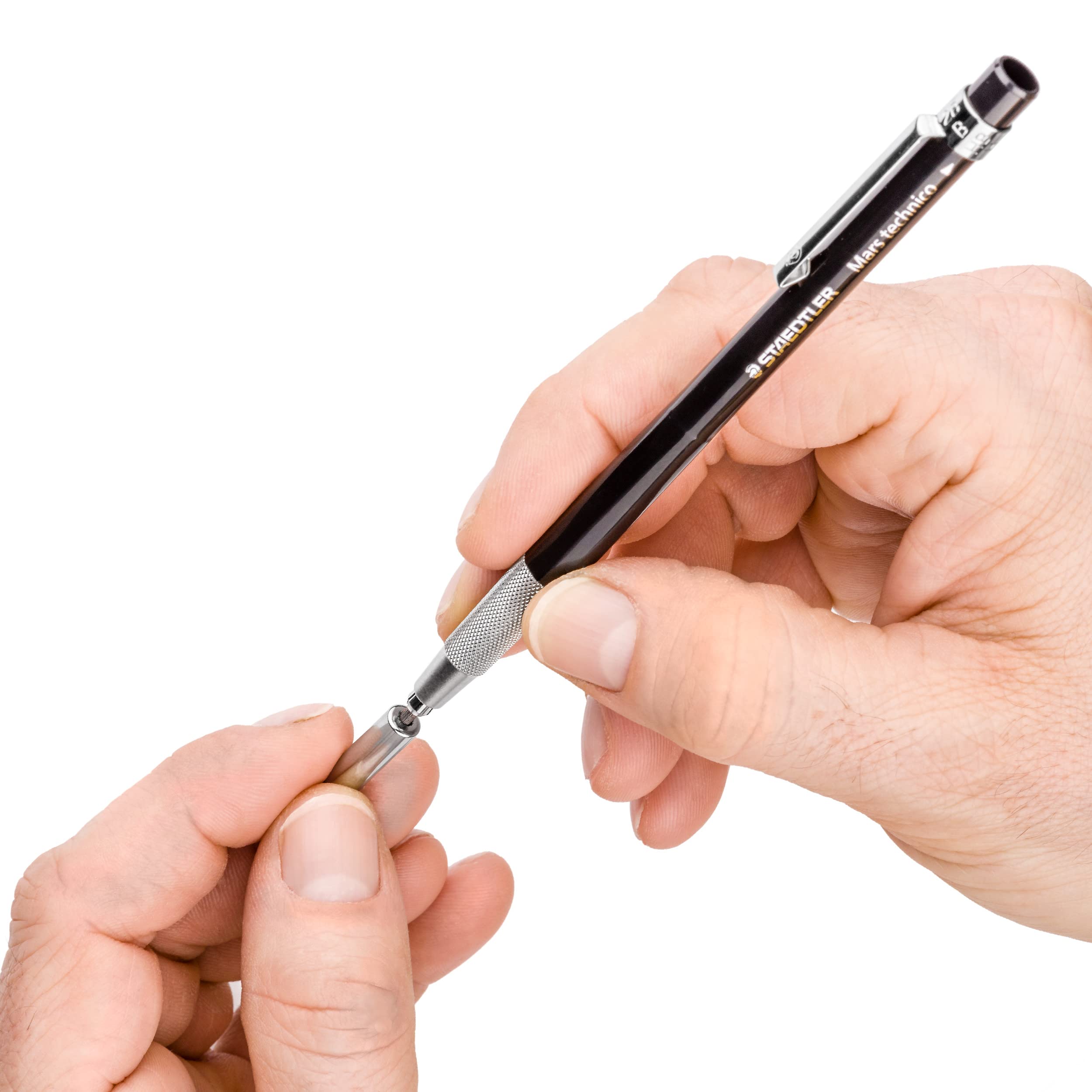 STAEDTLER Mars Technico 780 C BKP6 Mechanical Pencil with HB Lead and Eraser | 2mm Lead | Black 5