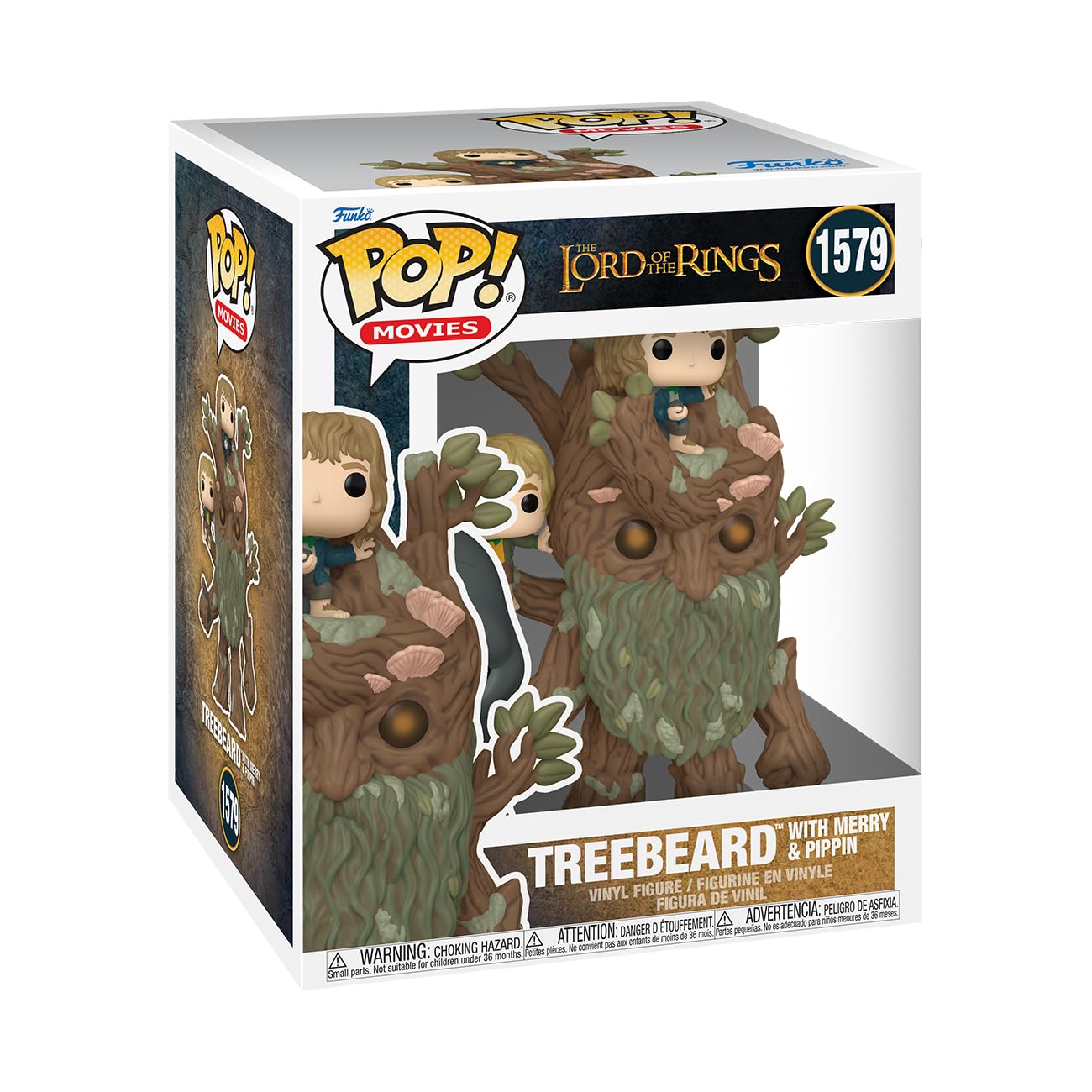 Funko Lord of the Rings - Pippin Took with Treebeard & Merry Vinyl Figure | 6-Inch 1