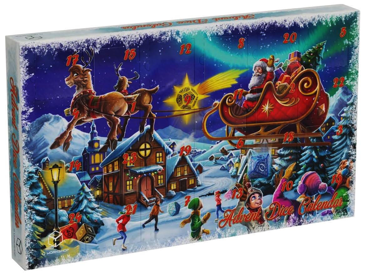 Q WORKSHOP Advent Calendar 2023 Dice and Cubes Set 7