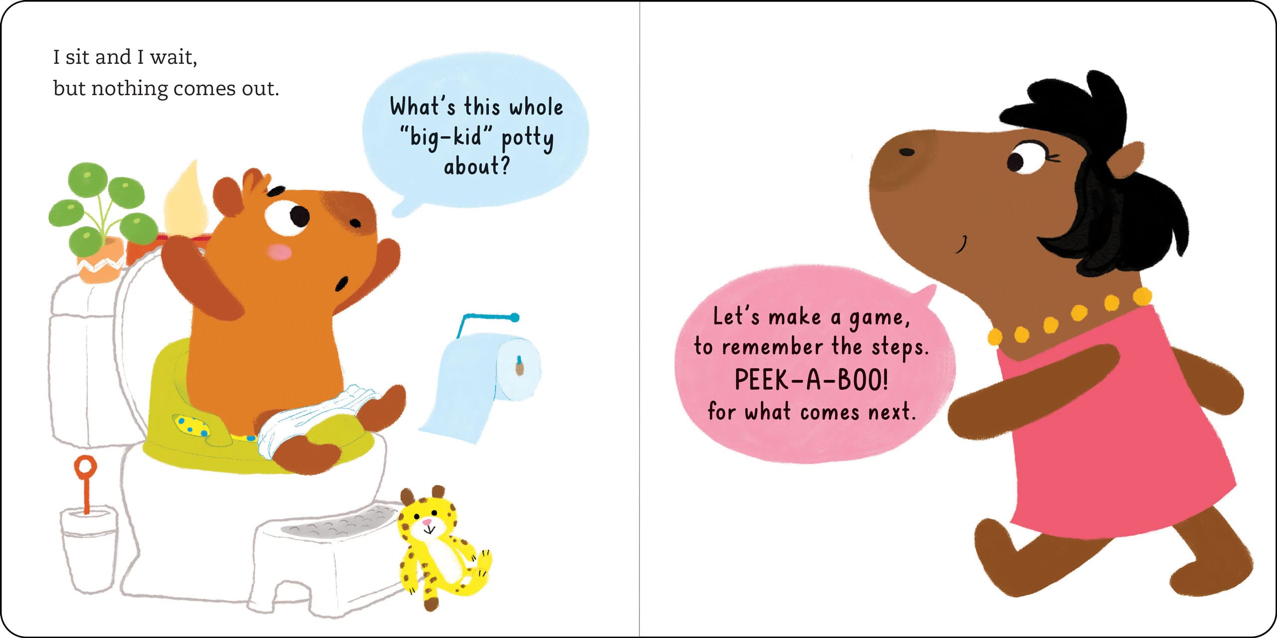 Peter Pauper Press Peek-a-Poo! I Can Potty and So Can You! Board Book for Ages 2+ 6