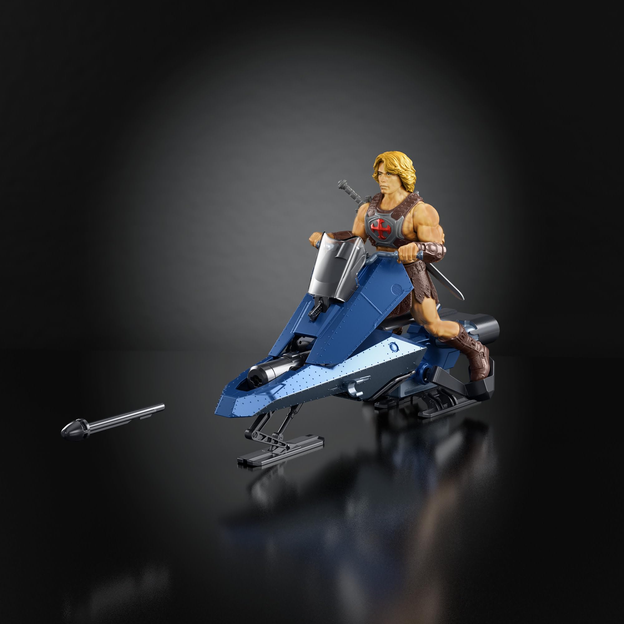 Masters of the Universe He-Man Sky Sled Vehicle & Figure Playset | 5.5-Inch Scale