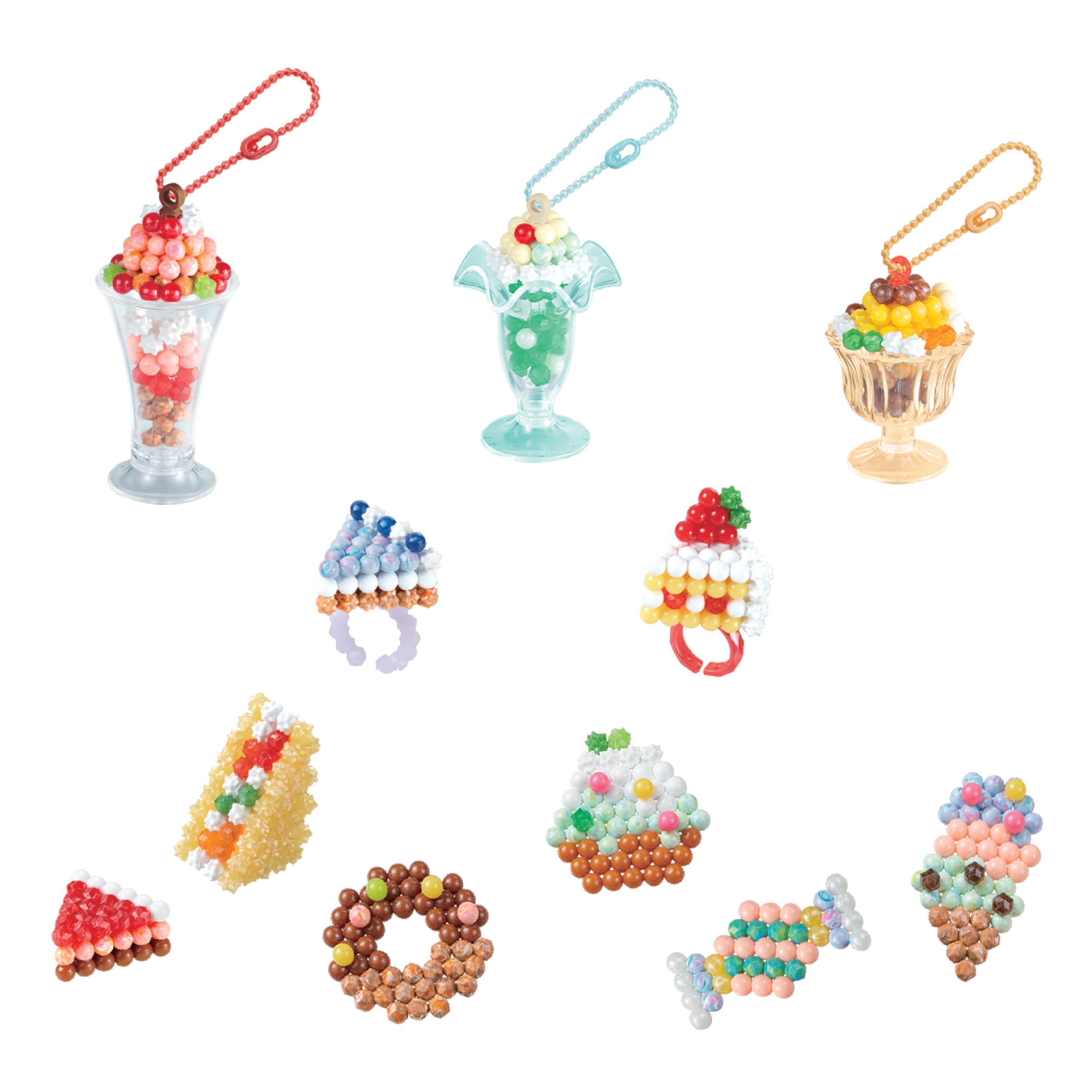 Aquabeads Sundaes & Sweets Accessory Kit 35090 | 700 Beads in 31 Colours | Ages 4+ 5