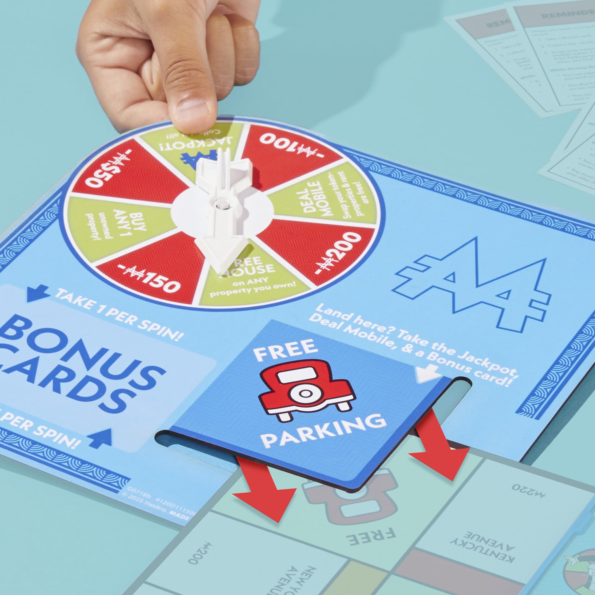 Monopoly Free Parking Jackpot Expansion - Play in Half the Time | Ages 8+ | 2-6 Players 5