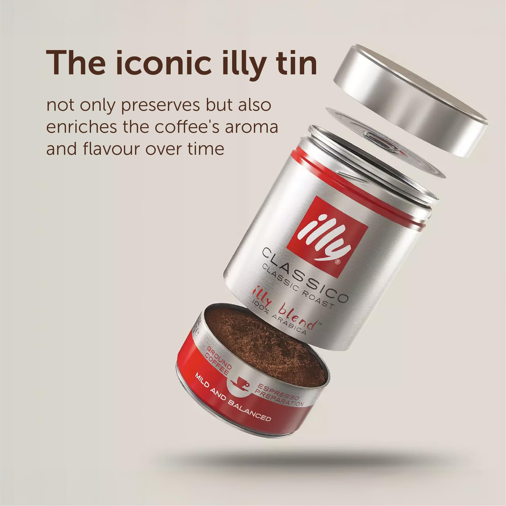 illy Intenso Whole Coffee Beans - Dark Roast Intensity 7/9 | 100% Arabica | 250 g 5