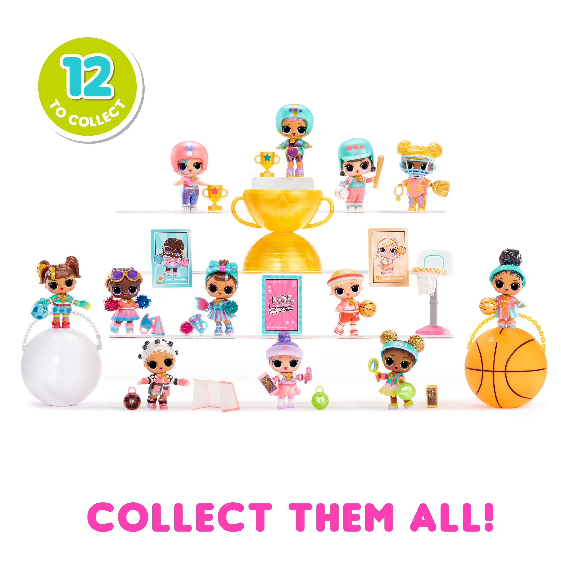 L.O.L. Surprise! All-Star Sports Vault Collection Tots Doll | Multicolor | Ages 4+ 7