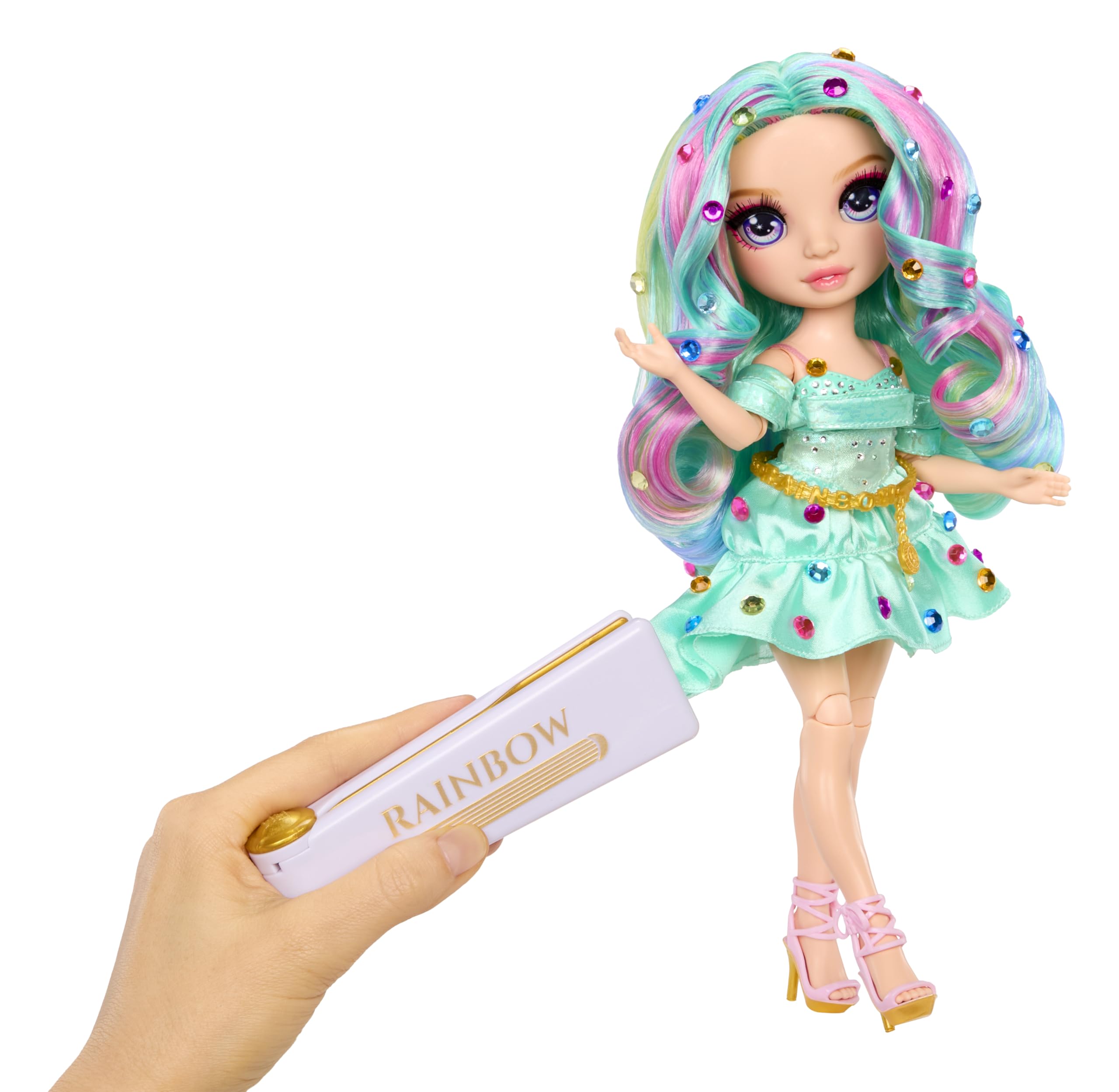 Rainbow High Be Dazzling Celine Turquoise Doll - 28cm Fashion Doll with Bedazzling Tool | Ages 4+ | Teal 9