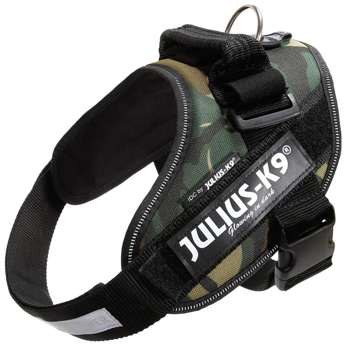 Julius-K9 IDC Powerharness - Vest Harness for Dogs | Camouflage, Size M/0 | 14-25 kg