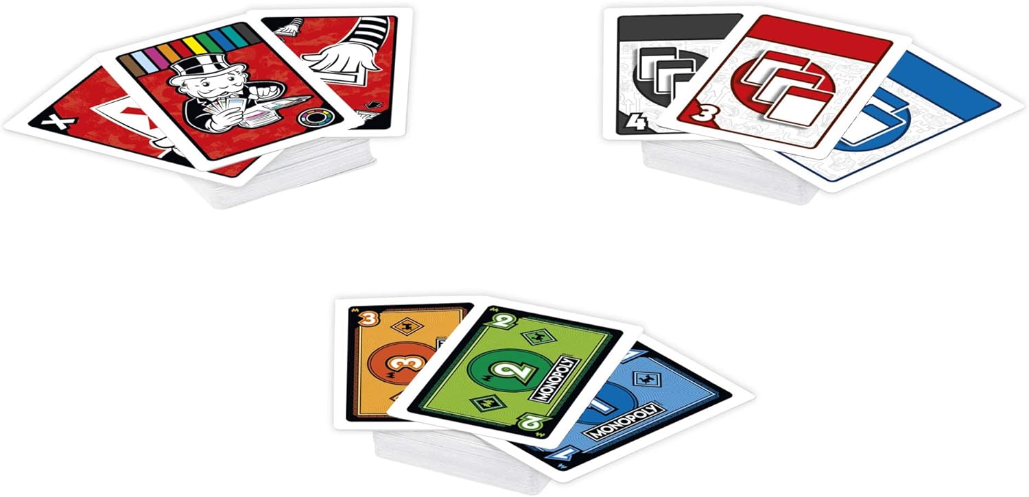 Monopoly Bid Game by Hasbro Gaming - Fast-Playing Card Game for Families & Kids