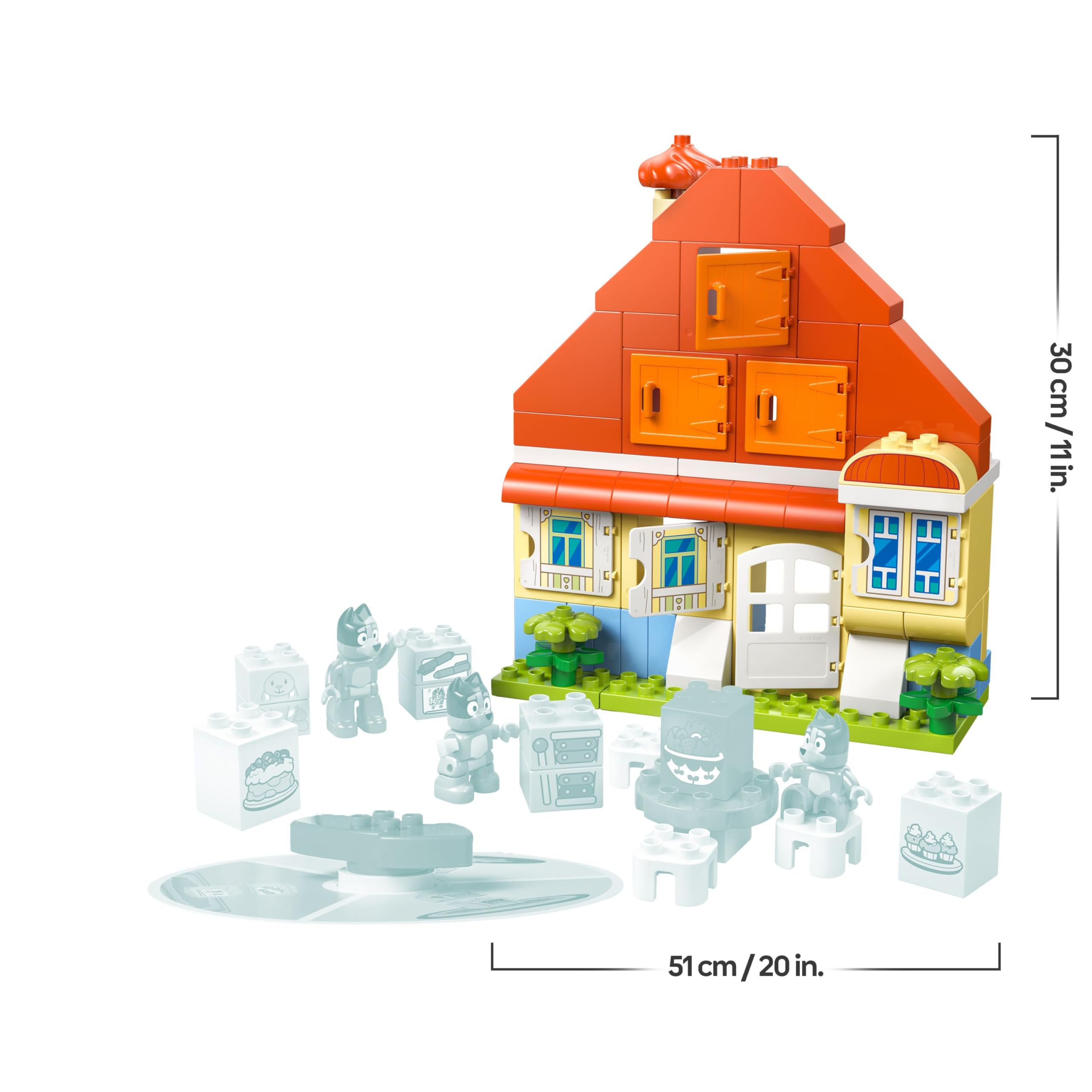 LEGO DUPLO Bluey: Bluey's Family House with Memory Game Building Set | Ages 3+ | Multicolor 7