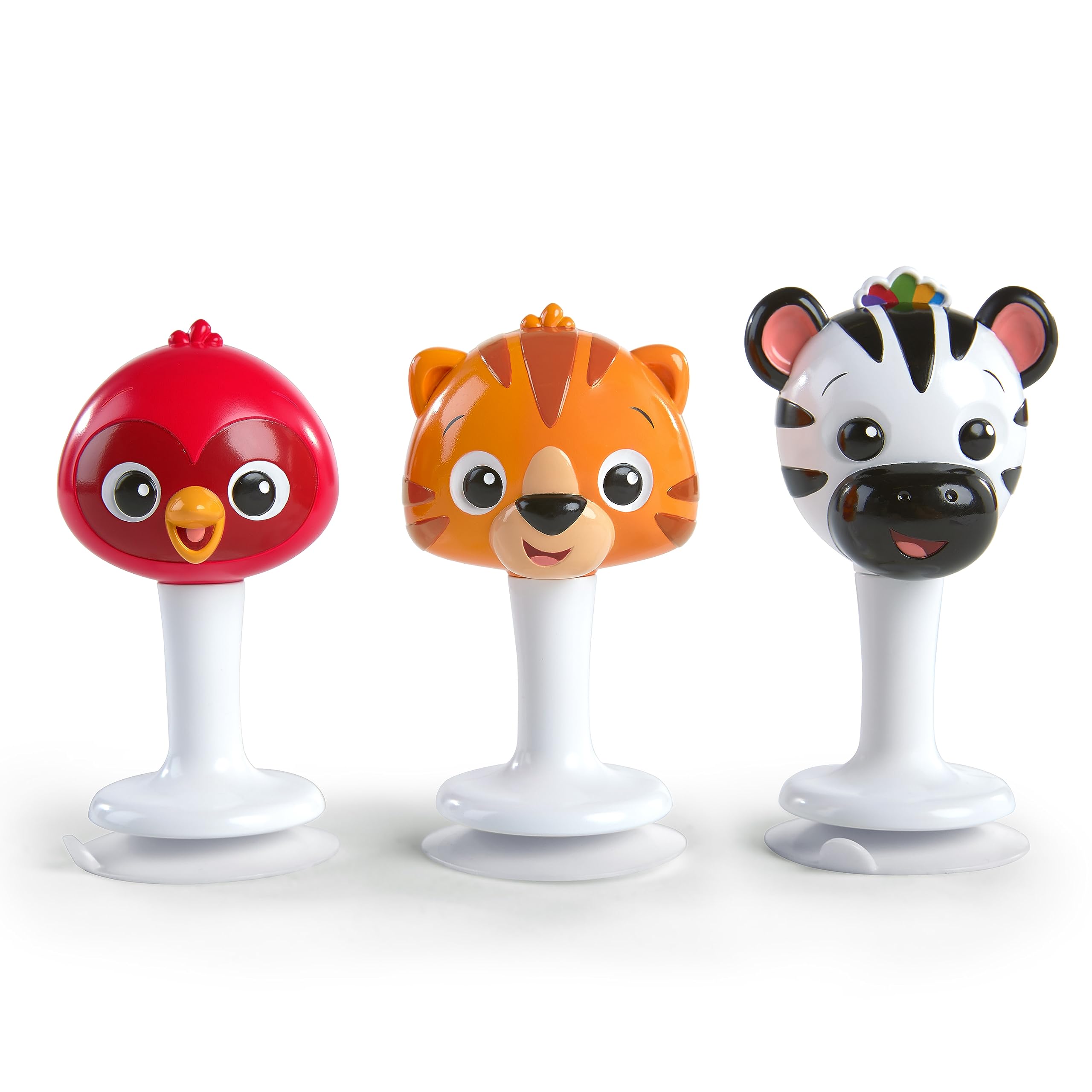 Baby Einstein Rattle & Jingle Trio Suction Toys for Ages 6 Months+ | Silicone 8