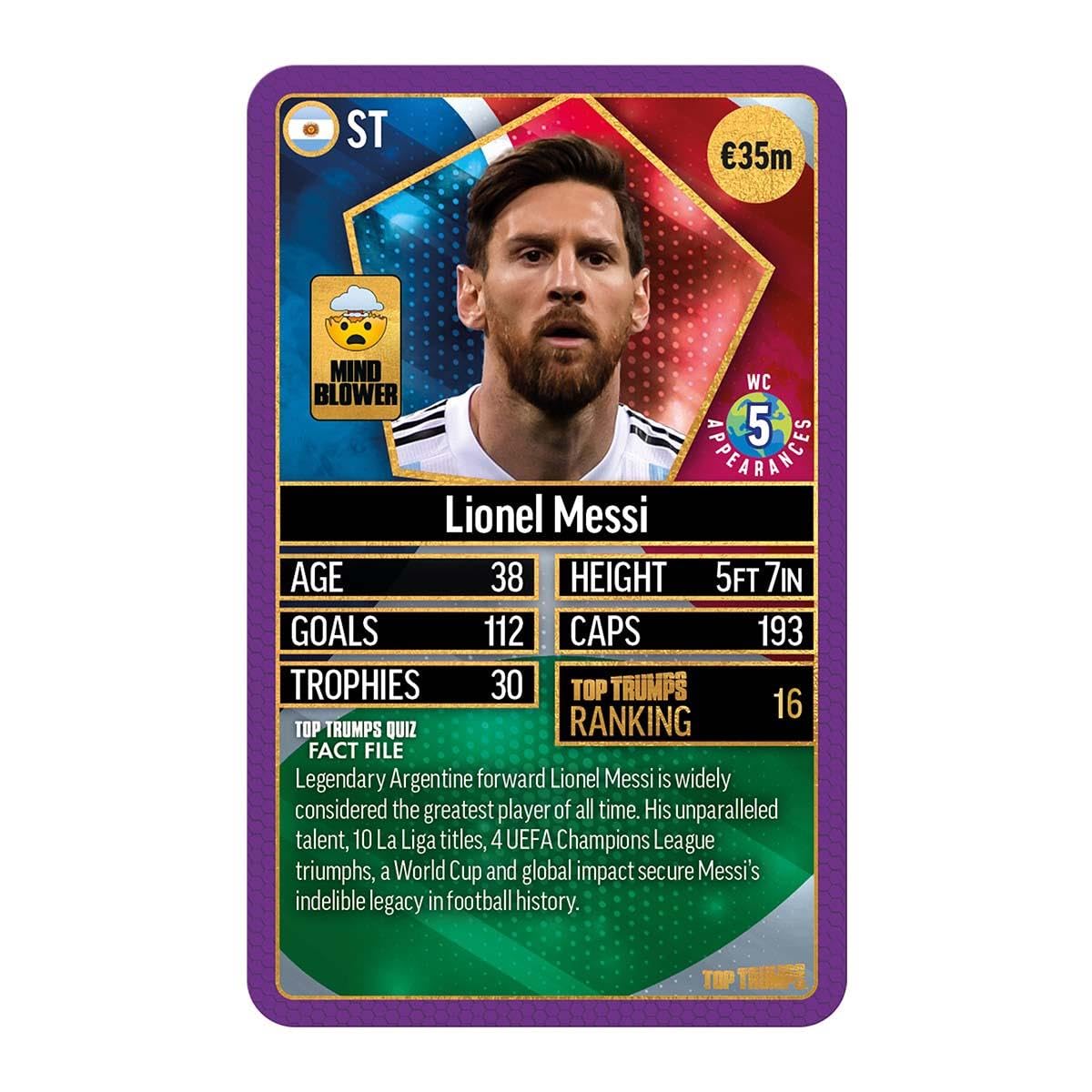 Top Trumps World Football Stars Top 200 Card Game - Chrome Purple Pack | Ages 7+ 3