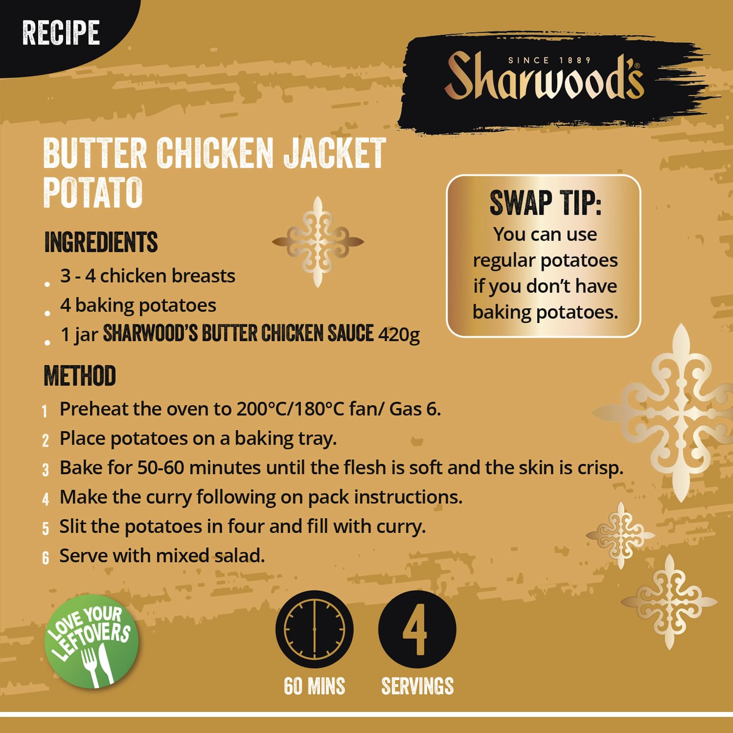 Sharwood's Butter Chicken Curry Sauce - 30% Less Fat | Creamy Tomato & Mild Spice | 420g Jar 4