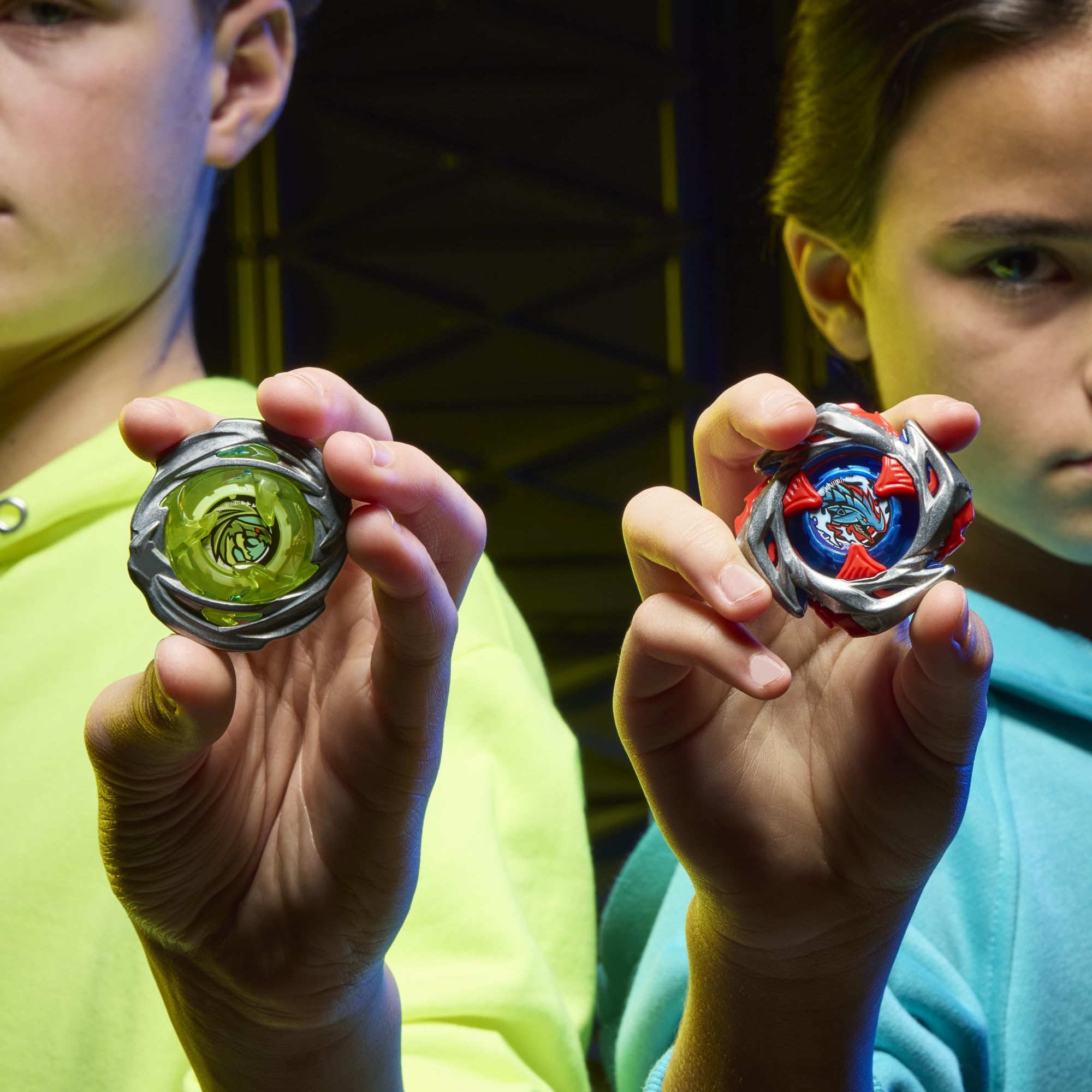 Beyblade Drop Attack Battle Set with 2 Right-Spin Tops and 2 Launchers | Ages 8+ 4