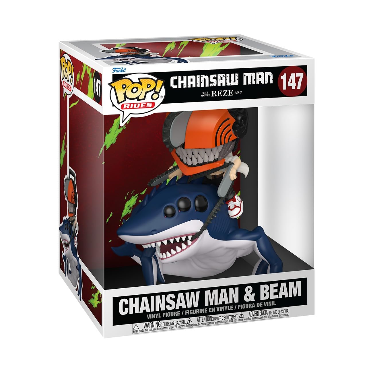Funko Chainsaw Man: Reze & Beam Ride Deluxe Vinyl Figure | Approx. 5.5 Inches Tall 1